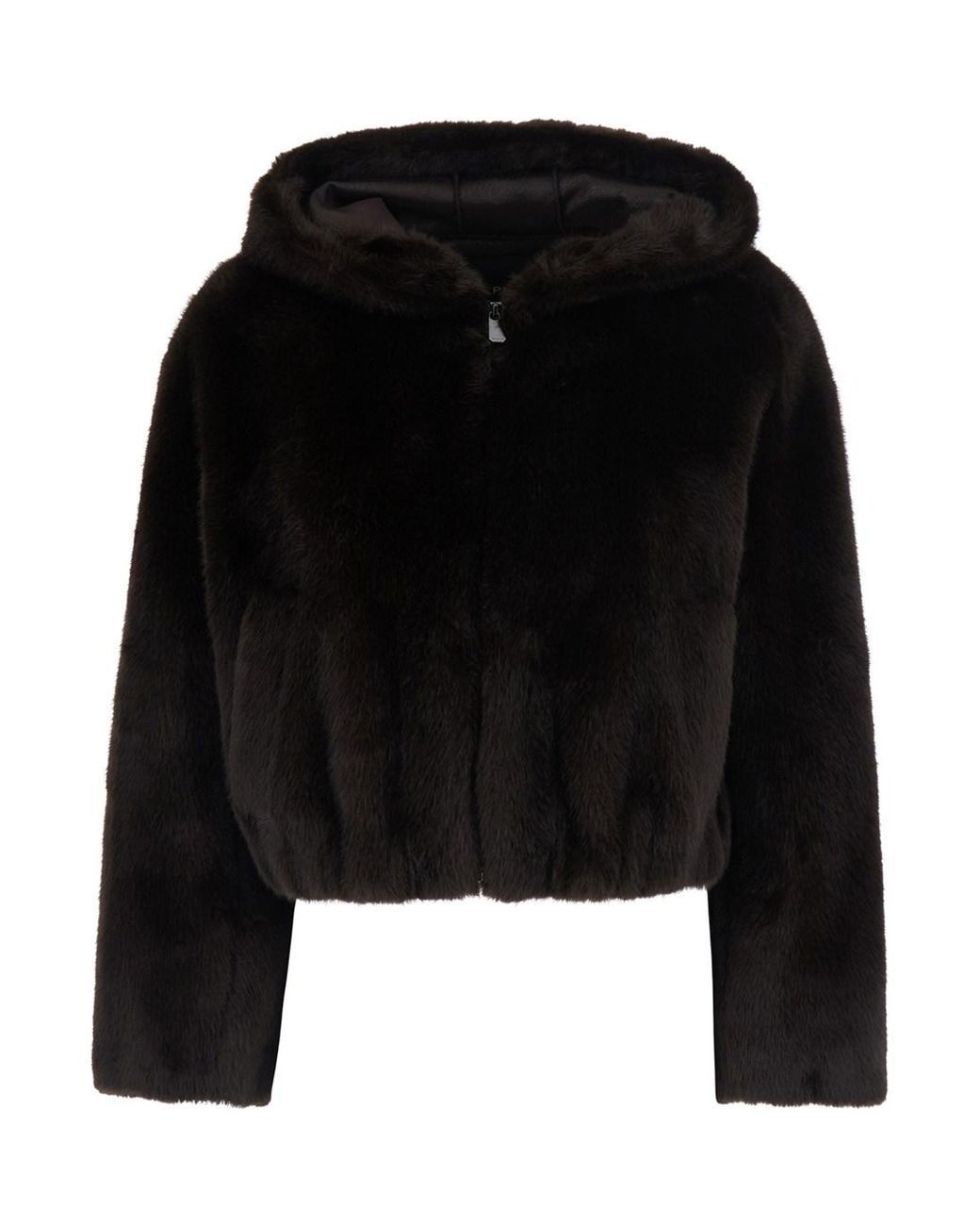 Pinko Black Jacket Tech Fabric, Polyester Coat