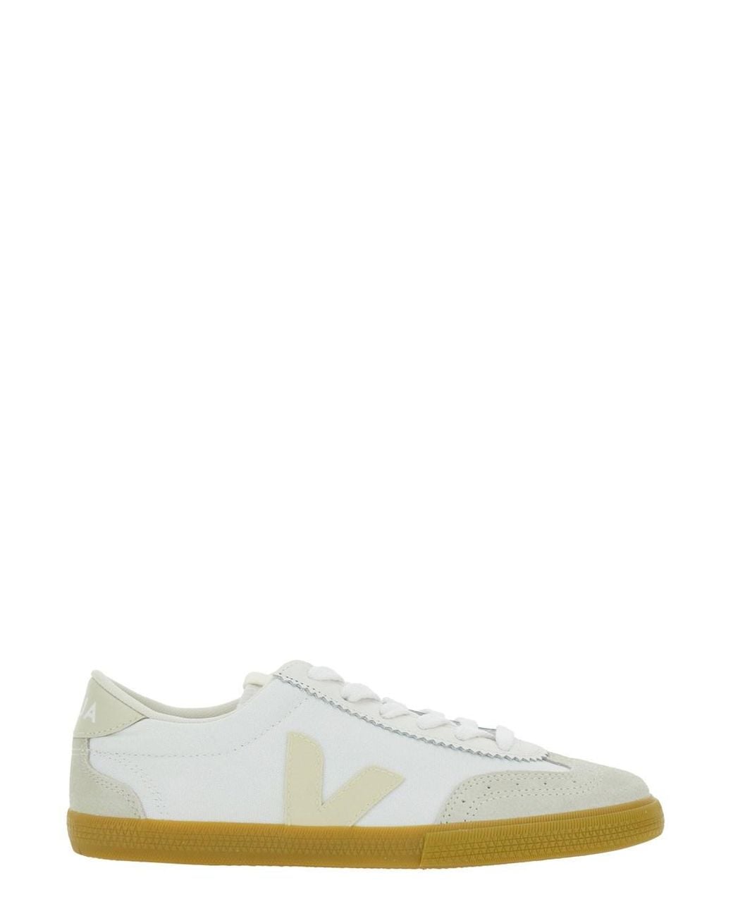 Veja White Sneakers Volley Low Top