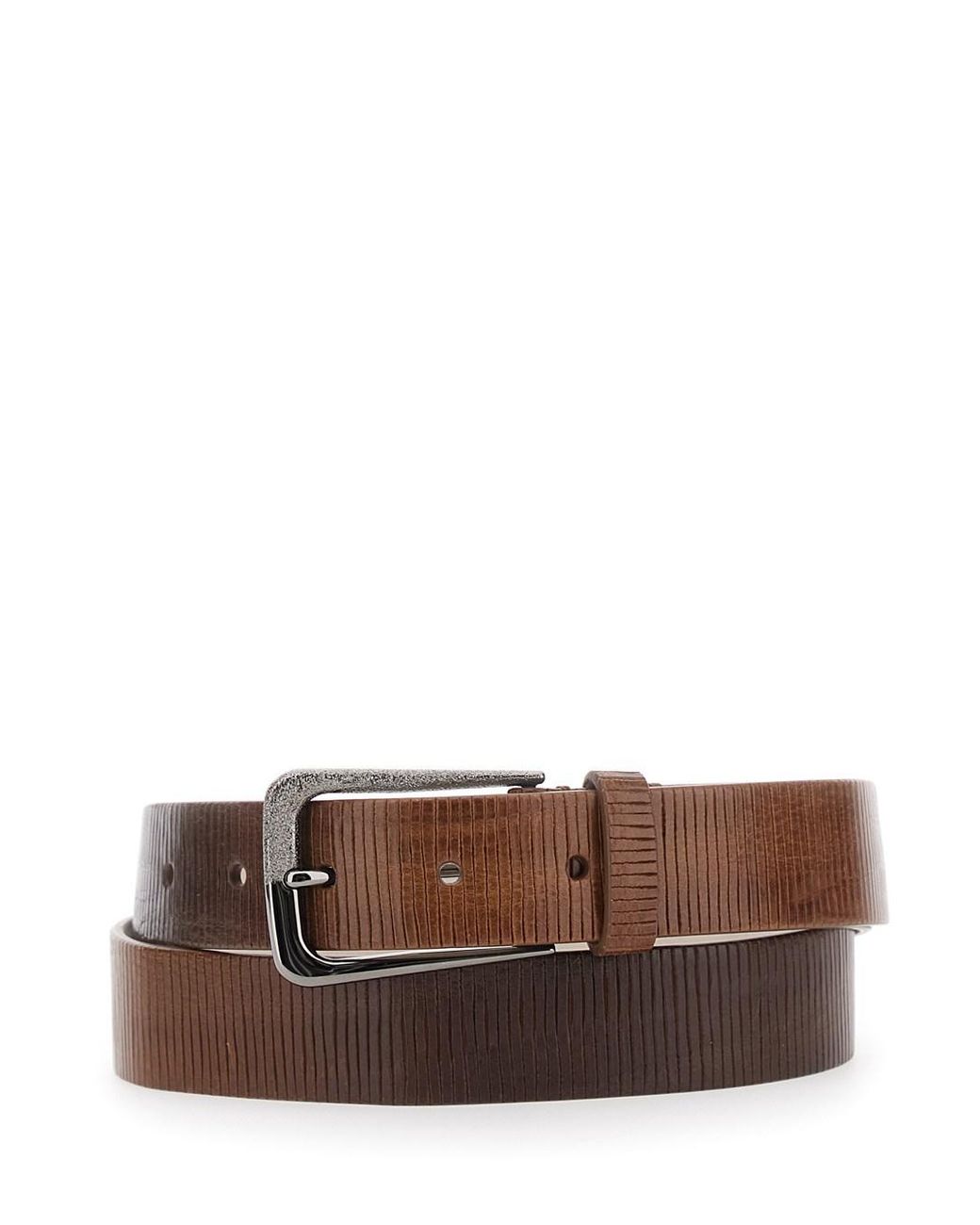 Brunello Cucinelli Brown 100% Leather Belt