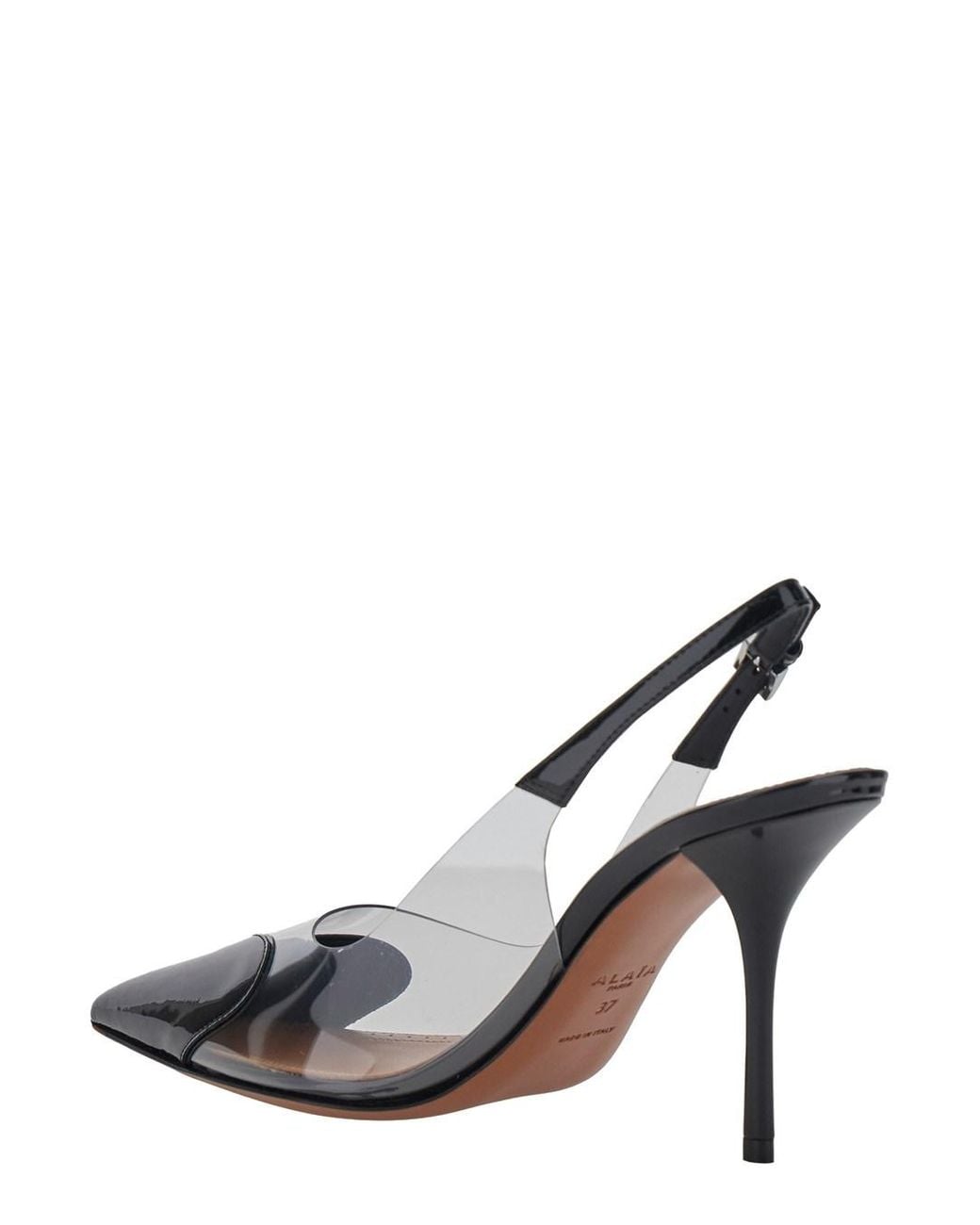 Alaïa Metallic 100% Leather Heeled Shoe