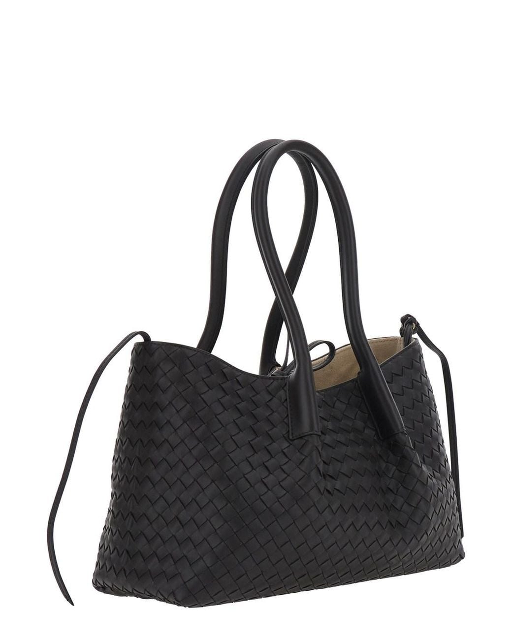 Bottega Veneta Black 'Pinacoteca' Medium Shoulder Bag With Drawstring