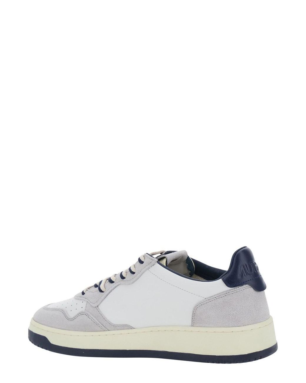 Autry White Low Top Sneakers Medalist Suede Trainers for men