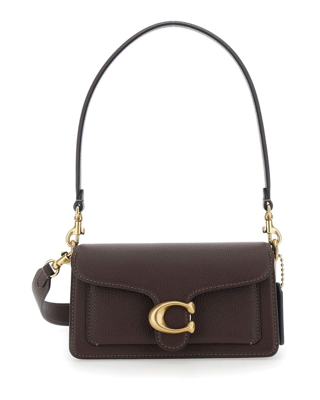 COACH Black Shoulder Bag 'Tabby' With Leather Details