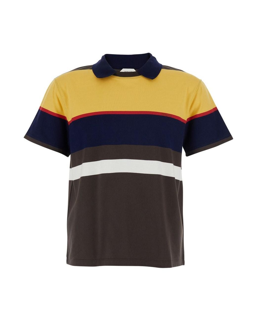 Versace Blue Stripes Regular T-Shirt for men