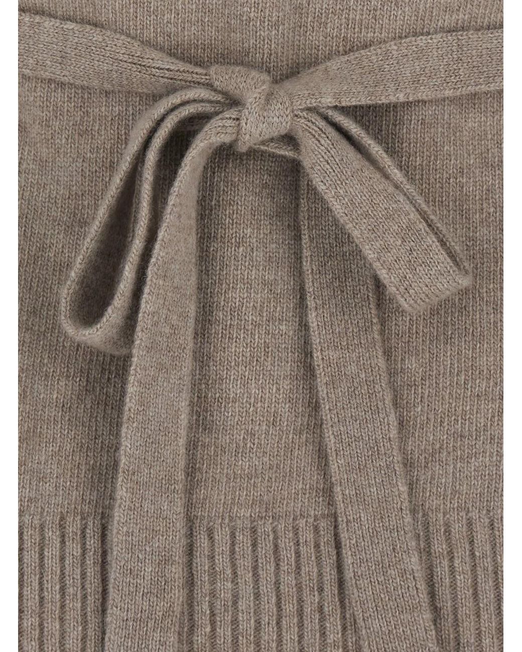 P.A.R.O.S.H. Gray P.A.R.O..H. Sweater High-Neck Wool Tops