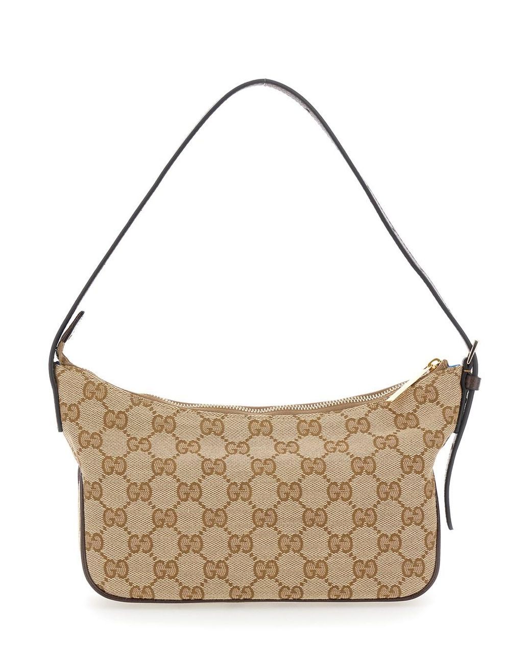 Gucci Metallic 'Lady Lunetta' Mini Bag With Logo Plate On The Front And A