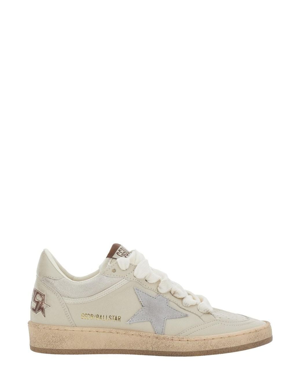Golden Goose Deluxe Brand White Sneakers Ballstar Leather Trainers