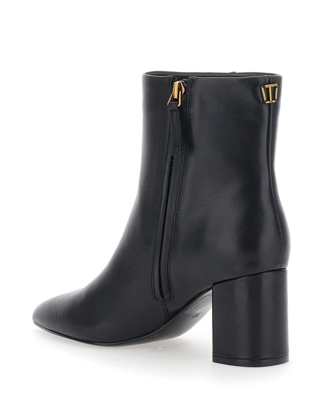Twinset Black Fabric Ankle Boots For