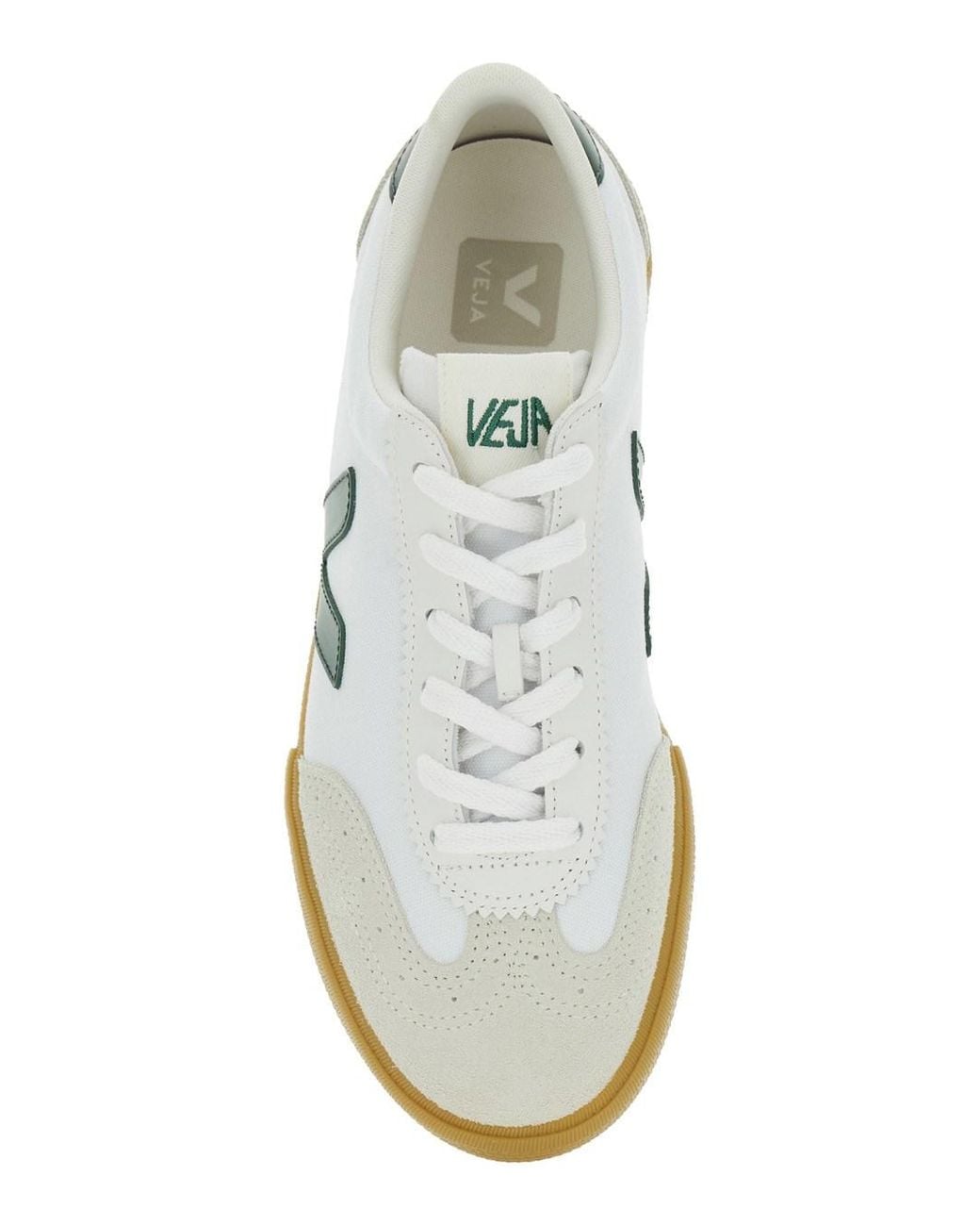 Veja White Sneakers Volley Low Top Canvas