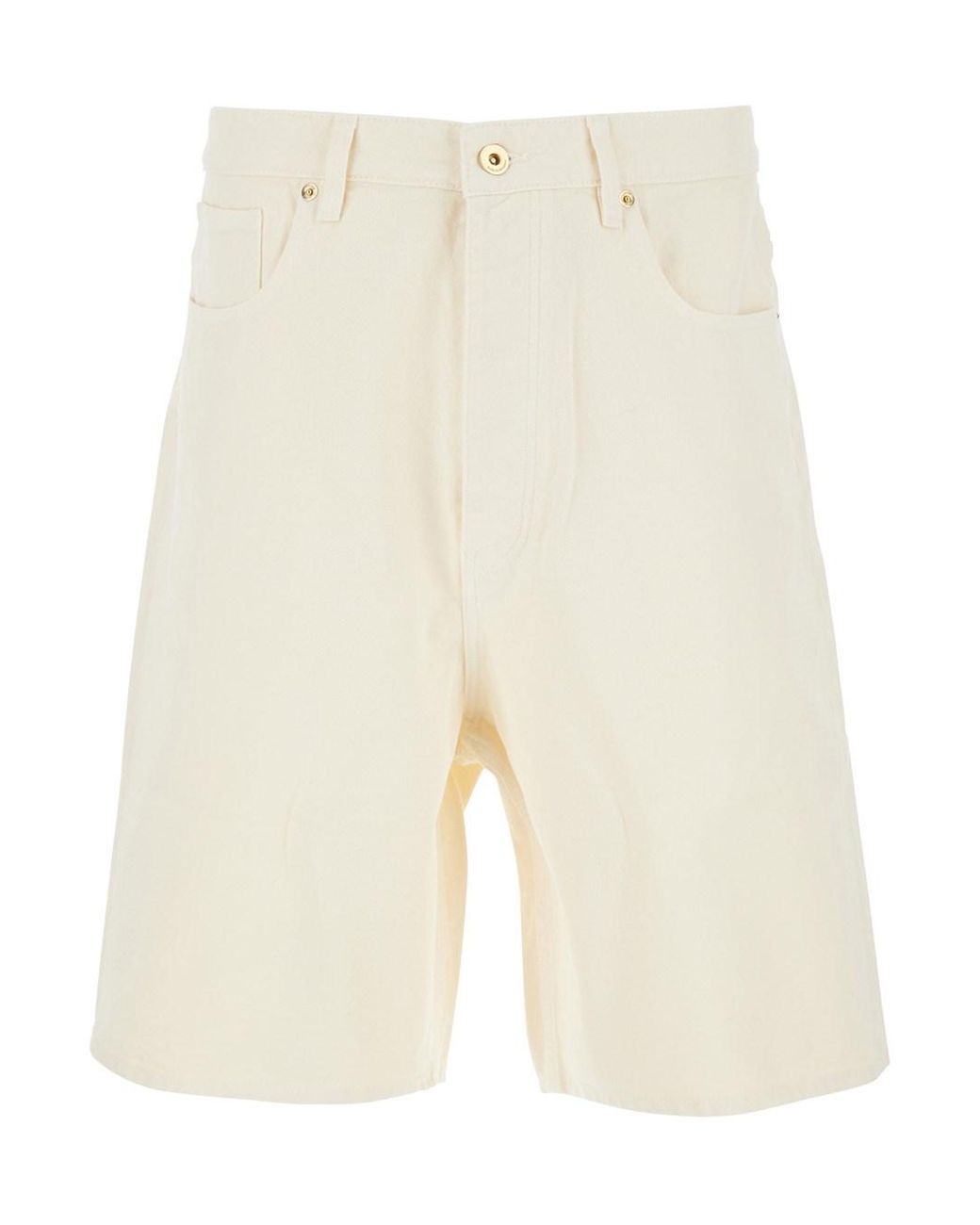Drole de Monsieur Natural 'Le Short Baggy Écru' Shorts With Wide Leg And for men