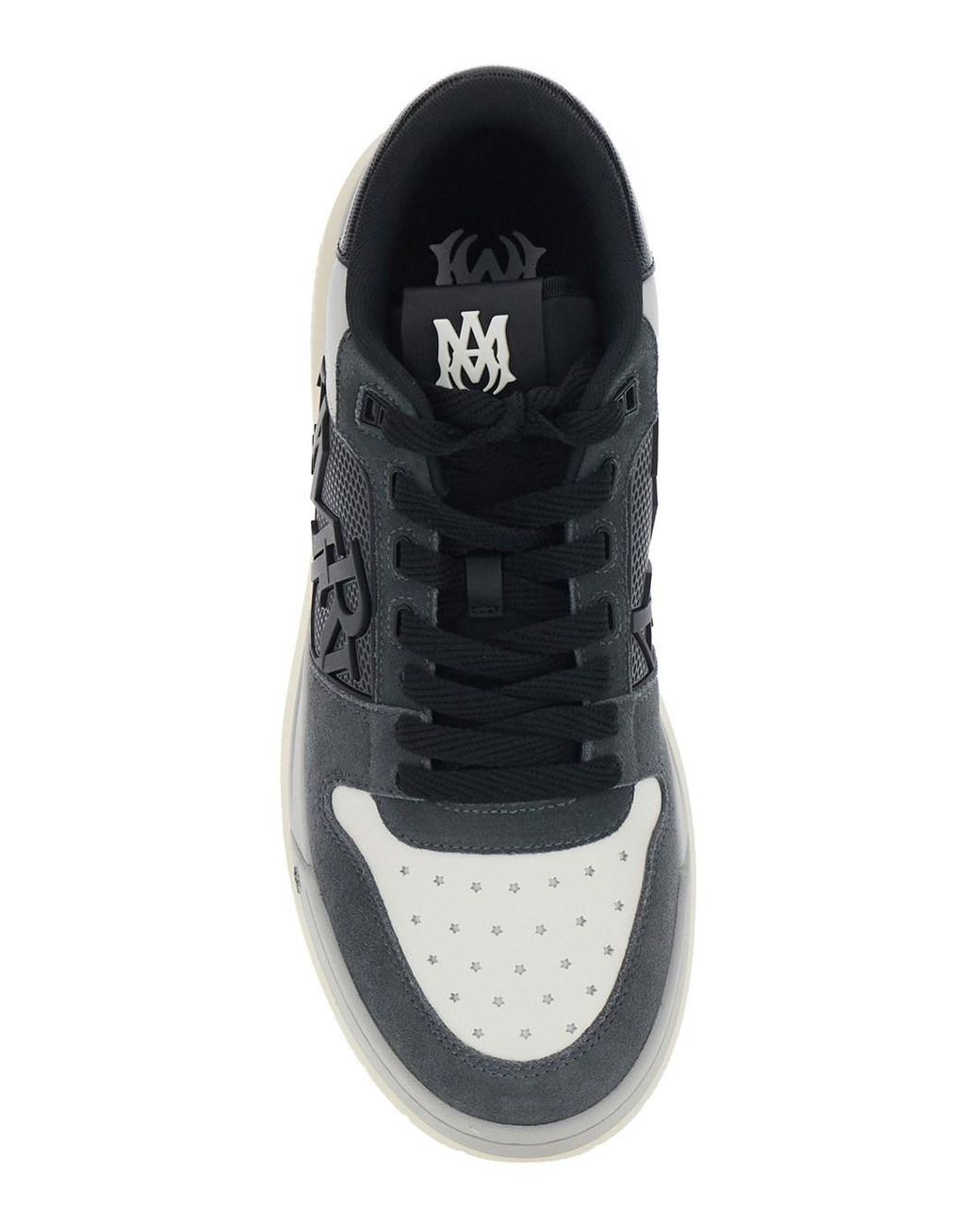 Amiri Gray Sneakers Classic Low Leather Trainers for men