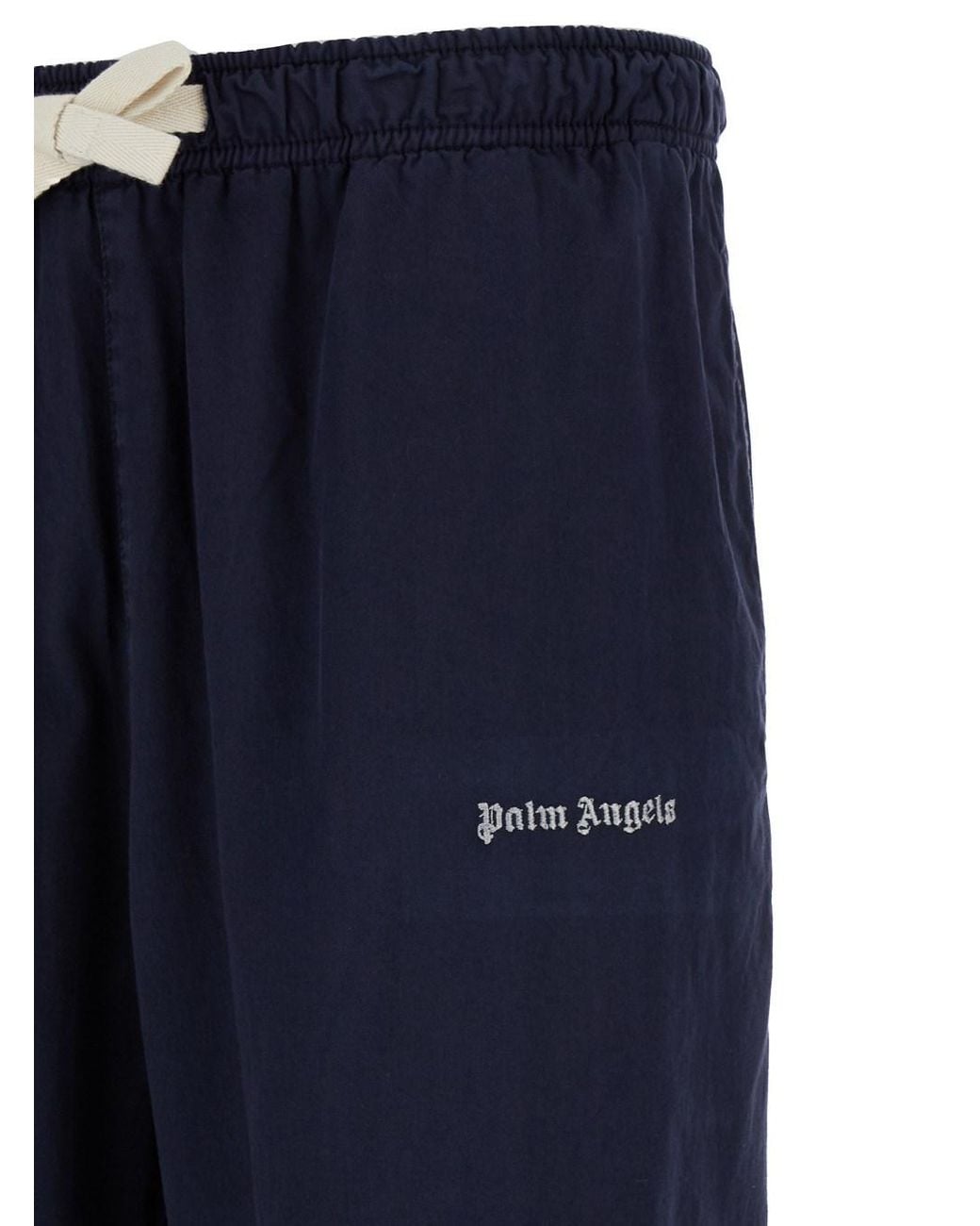 Palm Angels Blue Pants & Shorts for men