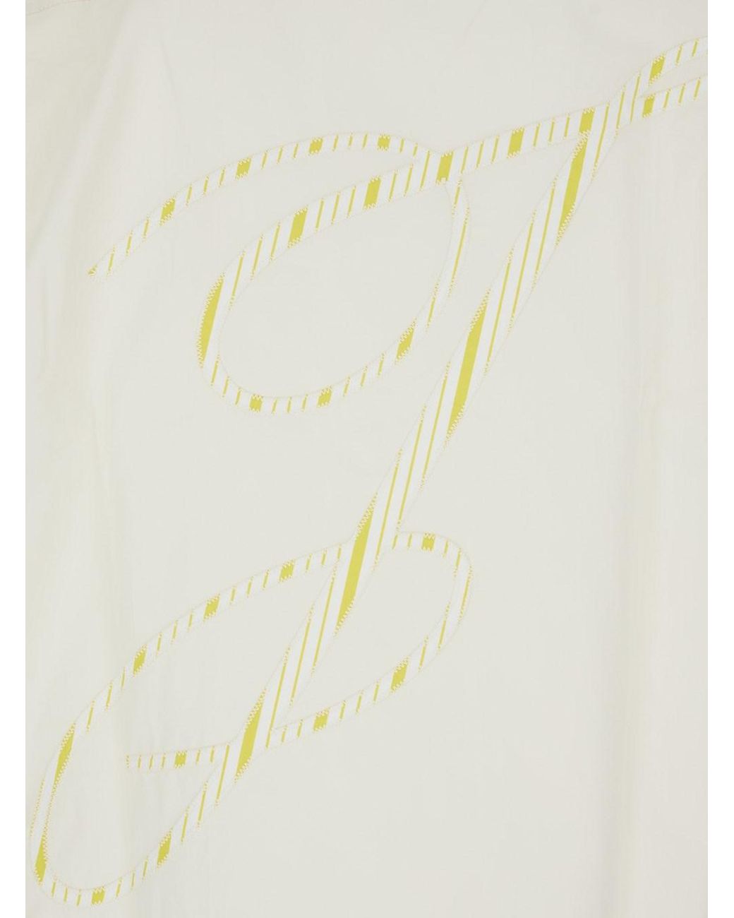 Jacquemus White 'Henri' Shirt With Maxi J Logo On The Back for men