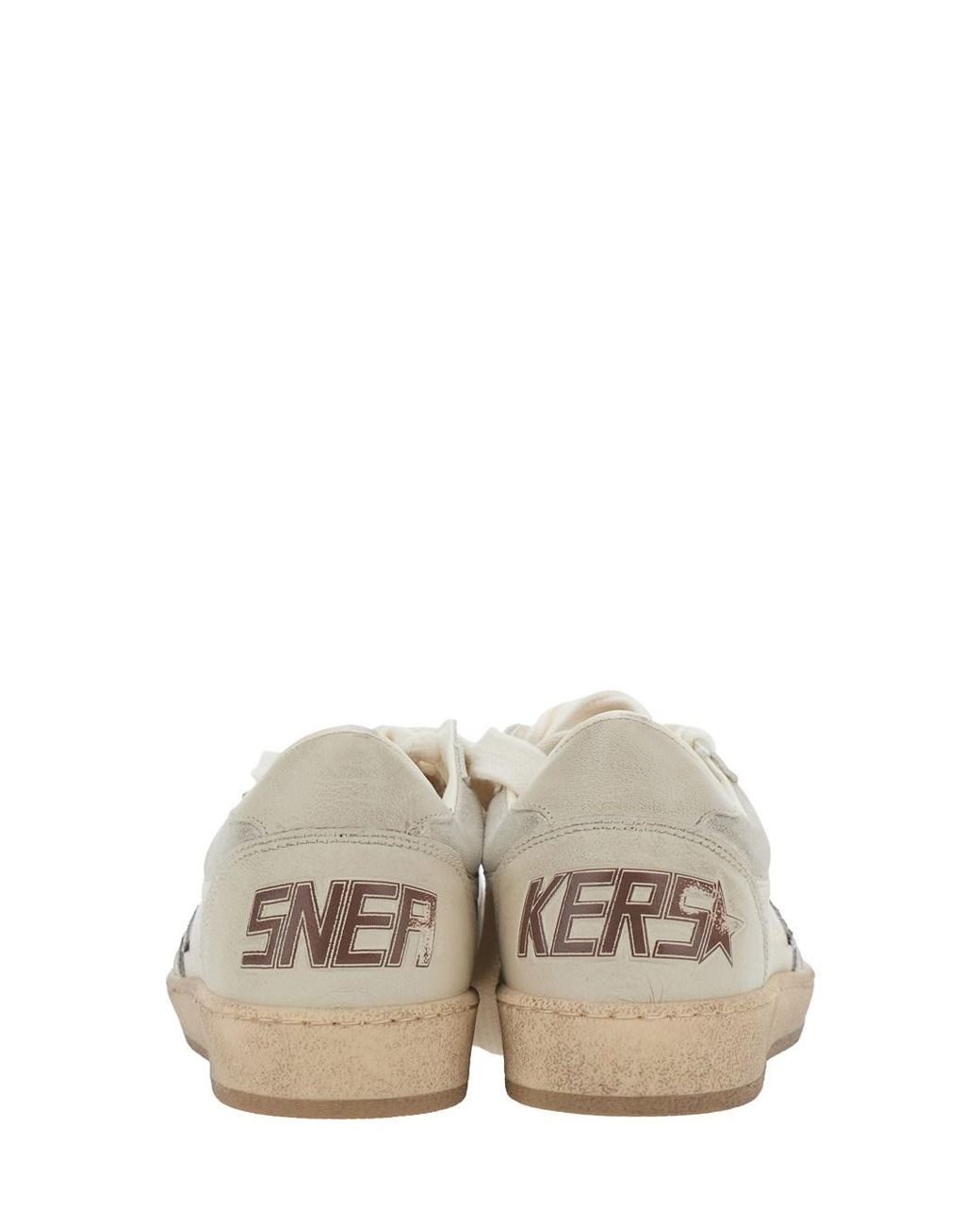 Golden Goose Deluxe Brand White Sneakers Ballstar Leather Trainers
