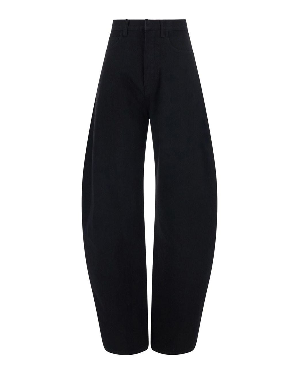 Alaïa Blue High-Waisted Jeans With Back Pockets