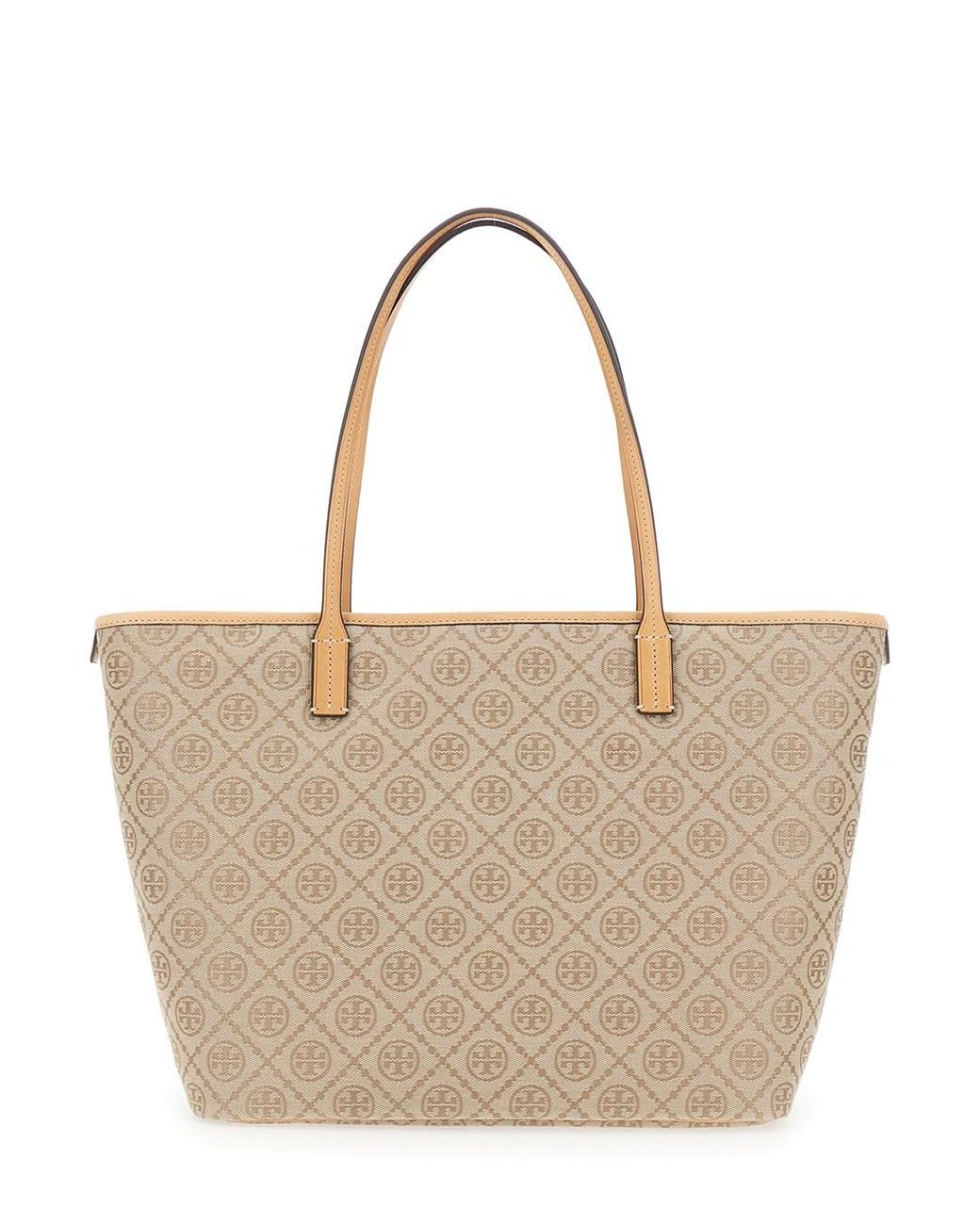 Tory Burch Natural Tote Bag Canvas