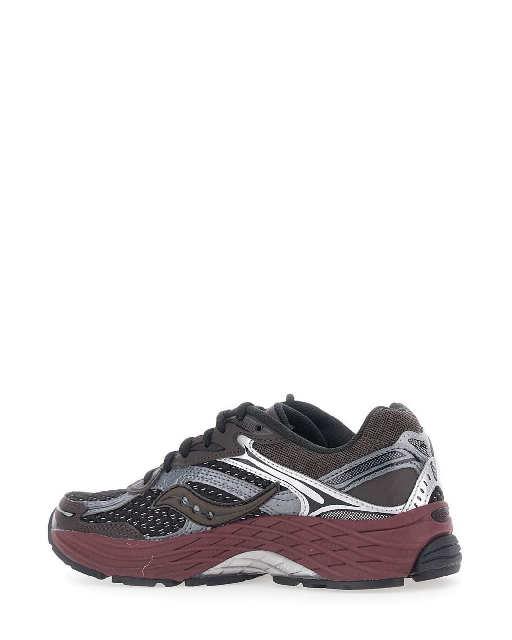 Saucony Brown Saucony Leather And Mesh Sneakers