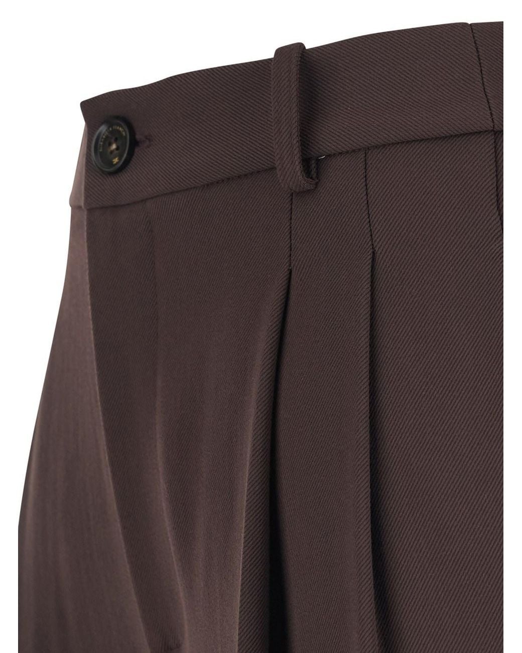 Elisabetta Franchi Brown Trousers, Stretch Viscose