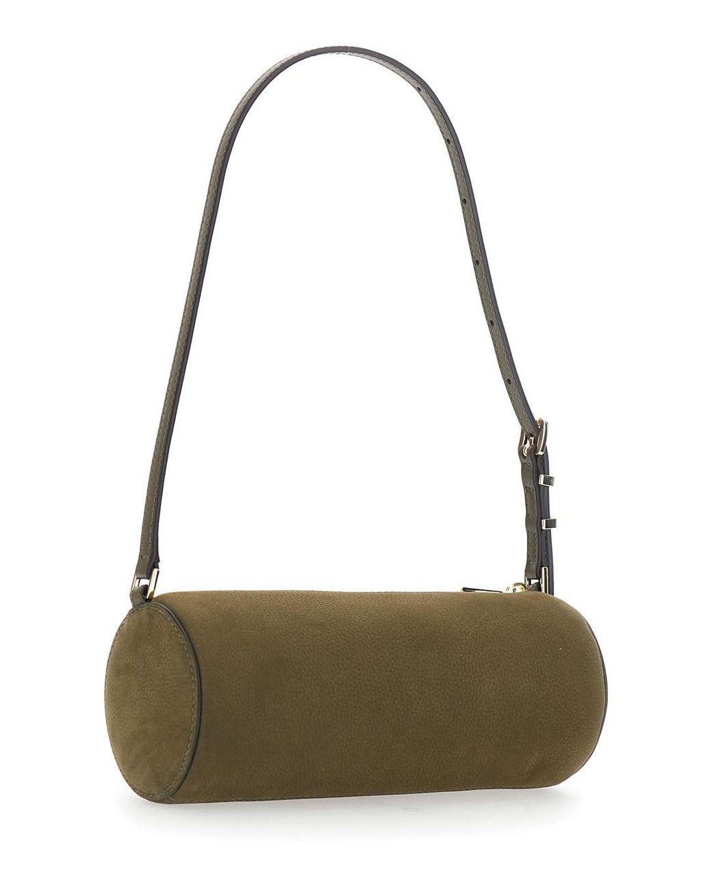 MICHAEL Michael Kors Gray Shoulder Bag Izzy Leather Cow