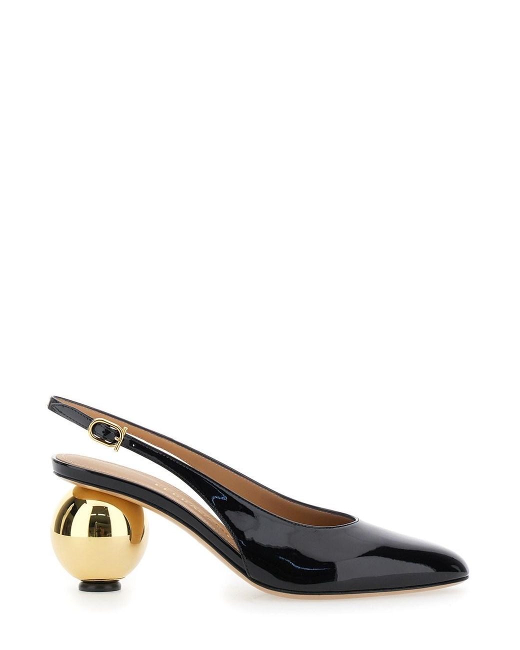 Ferragamo Multicolor 'Tessie' Slingback Pumps With Spherical Heel
