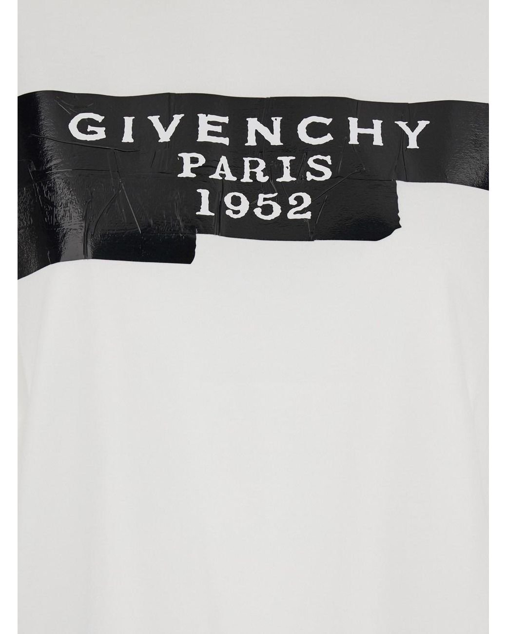 Givenchy White T-Shirt With Lettering Logo On The Front