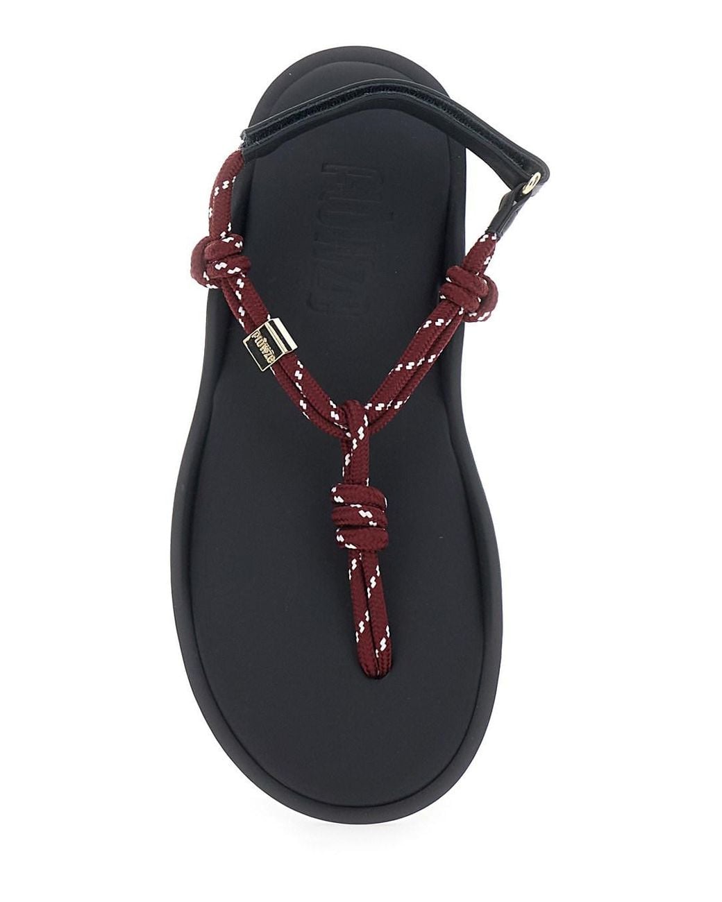 FLOWZE White 'Flo' Sandals With Straps And Ankle Strap
