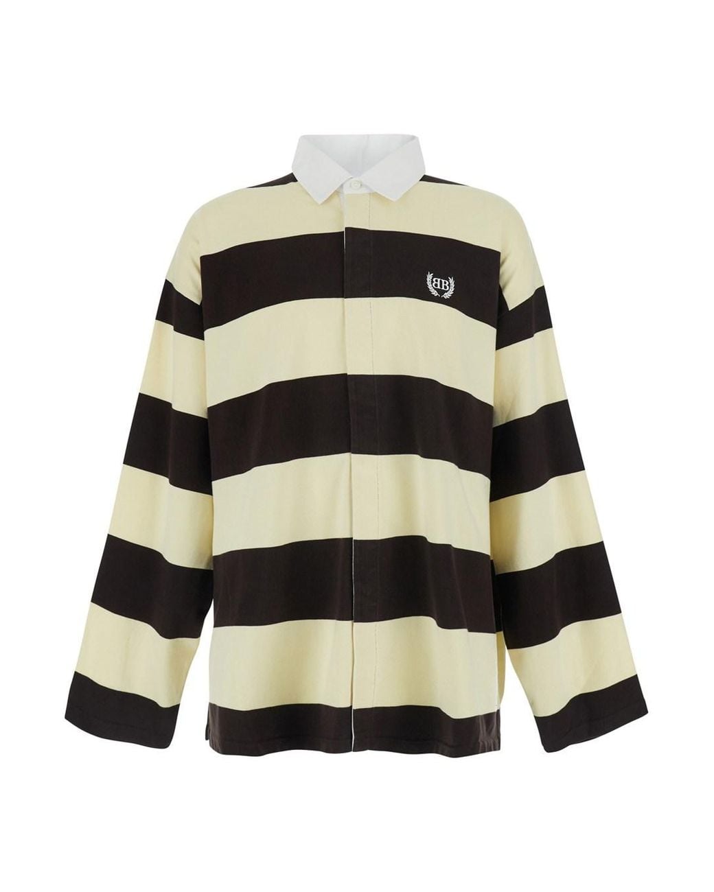 Balenciaga Black Polo Shirt Cotton T-Shirts for men