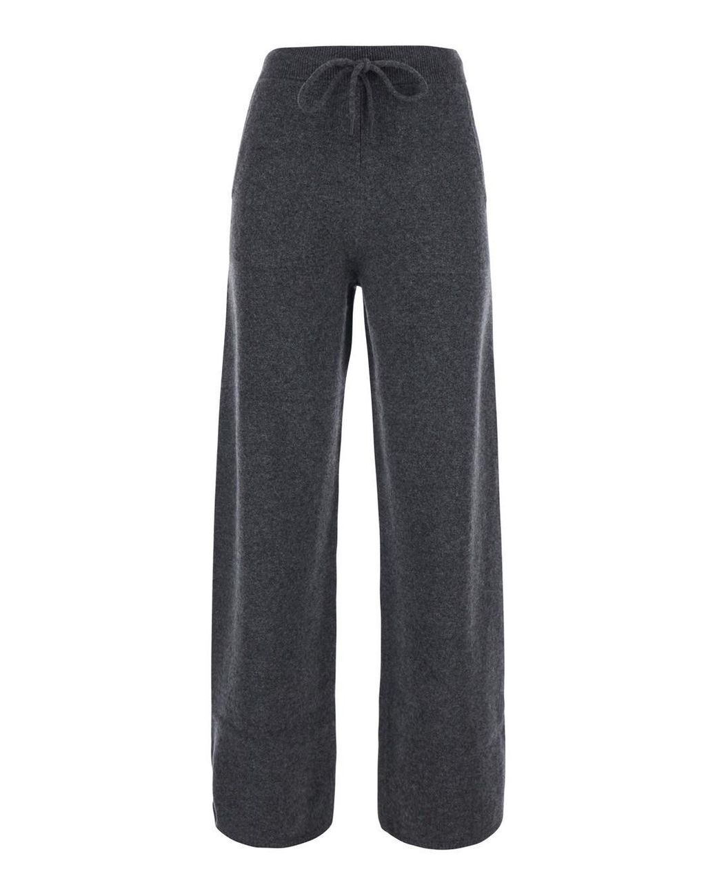 Max Mara Blue Fiabe Pants With Pockets And Hem For