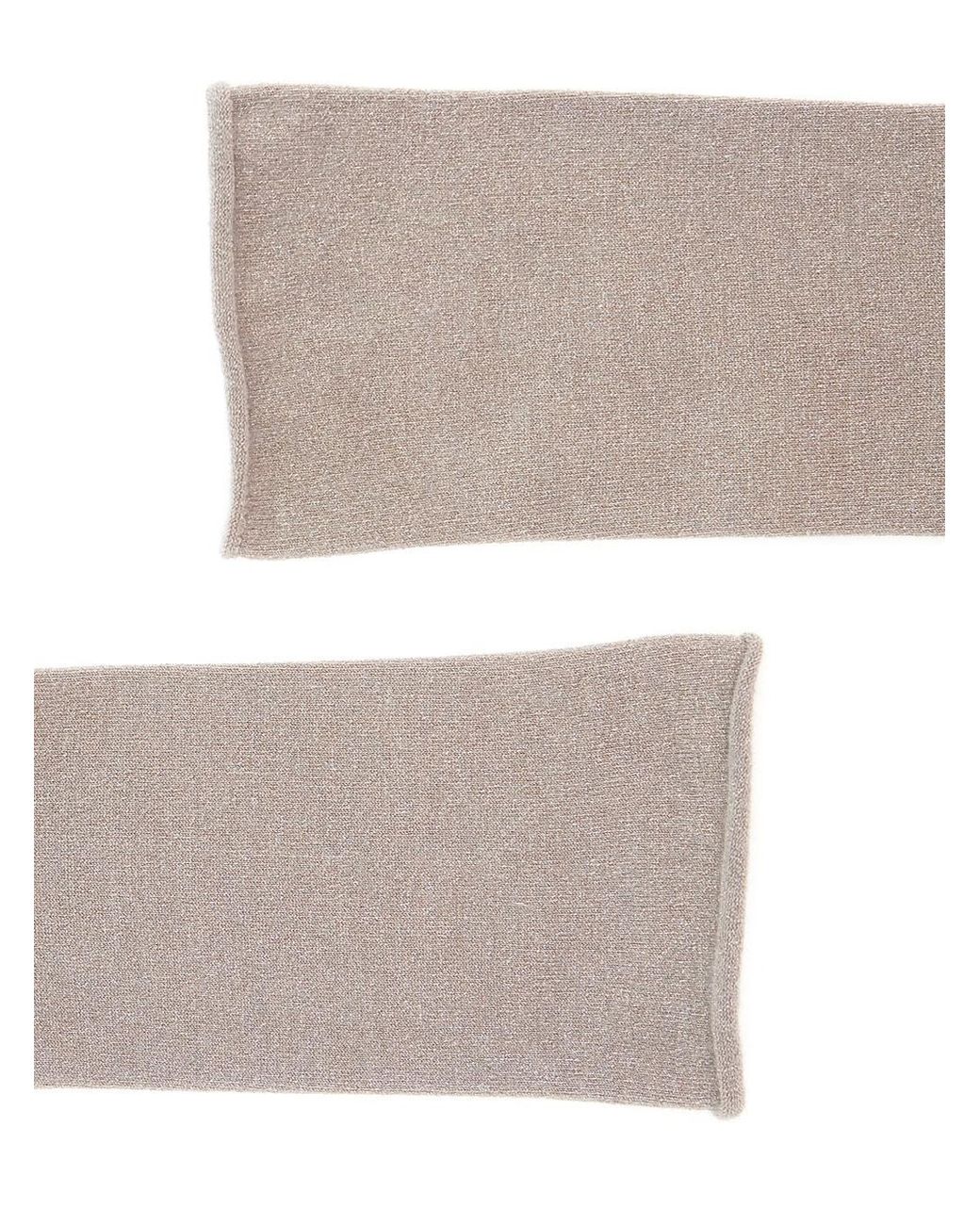 Brunello Cucinelli Gray Socks With Stretch Design
