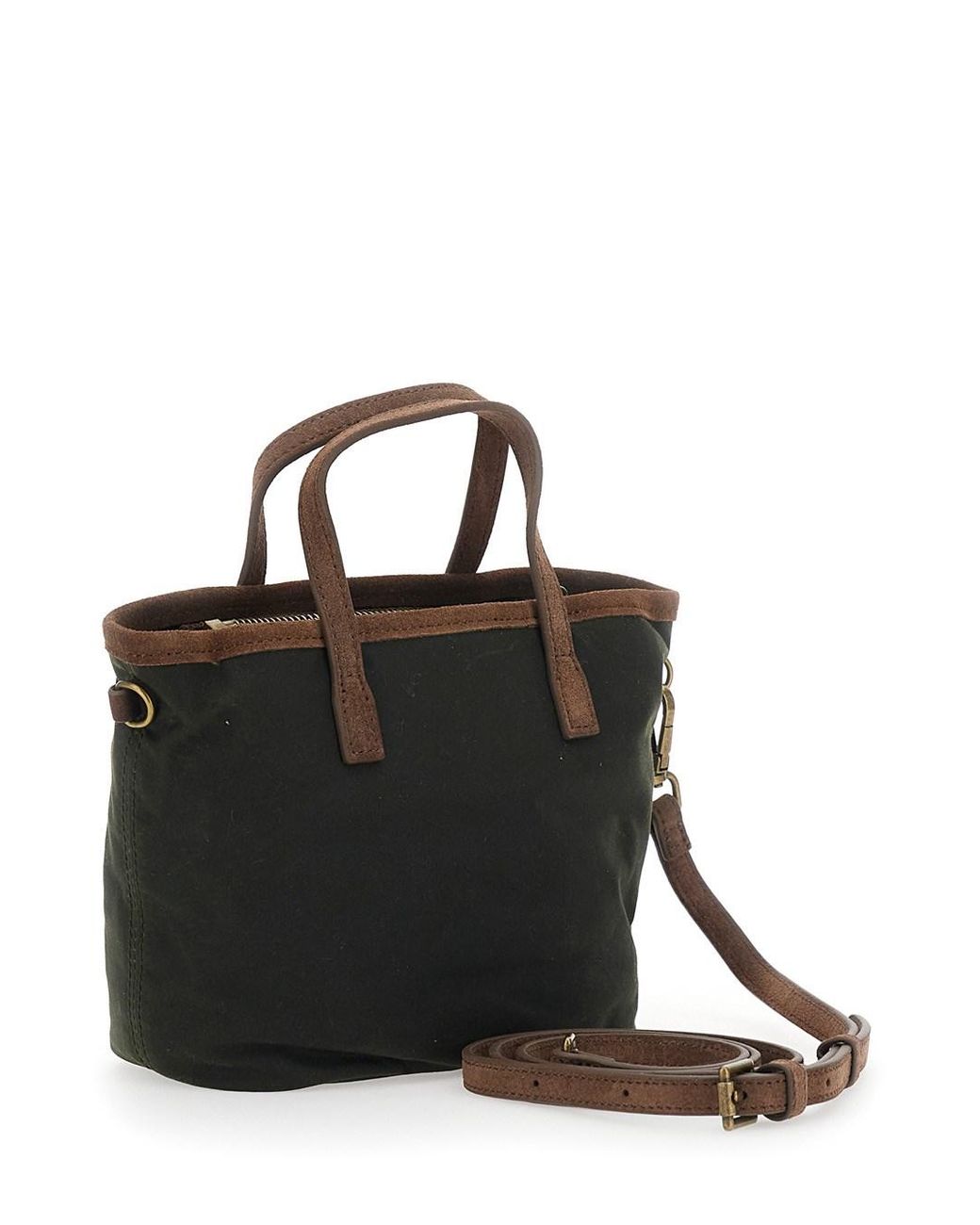 Mc2 Saint Barth Black City Bag Mini Wax Is A Tech Fabric Handba