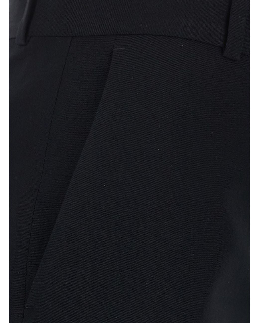 The Row Black 'Coleman' Pants With Belt Loops And Side Pockets