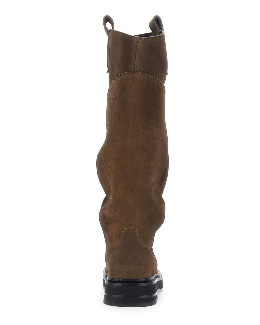 The Attico Brown Boots Robin Passeggiata Suede