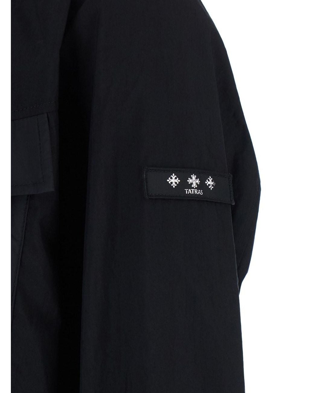 Tatras Blue 'Doris' Jacket With Front Closure And Two Flap Pockets In for men