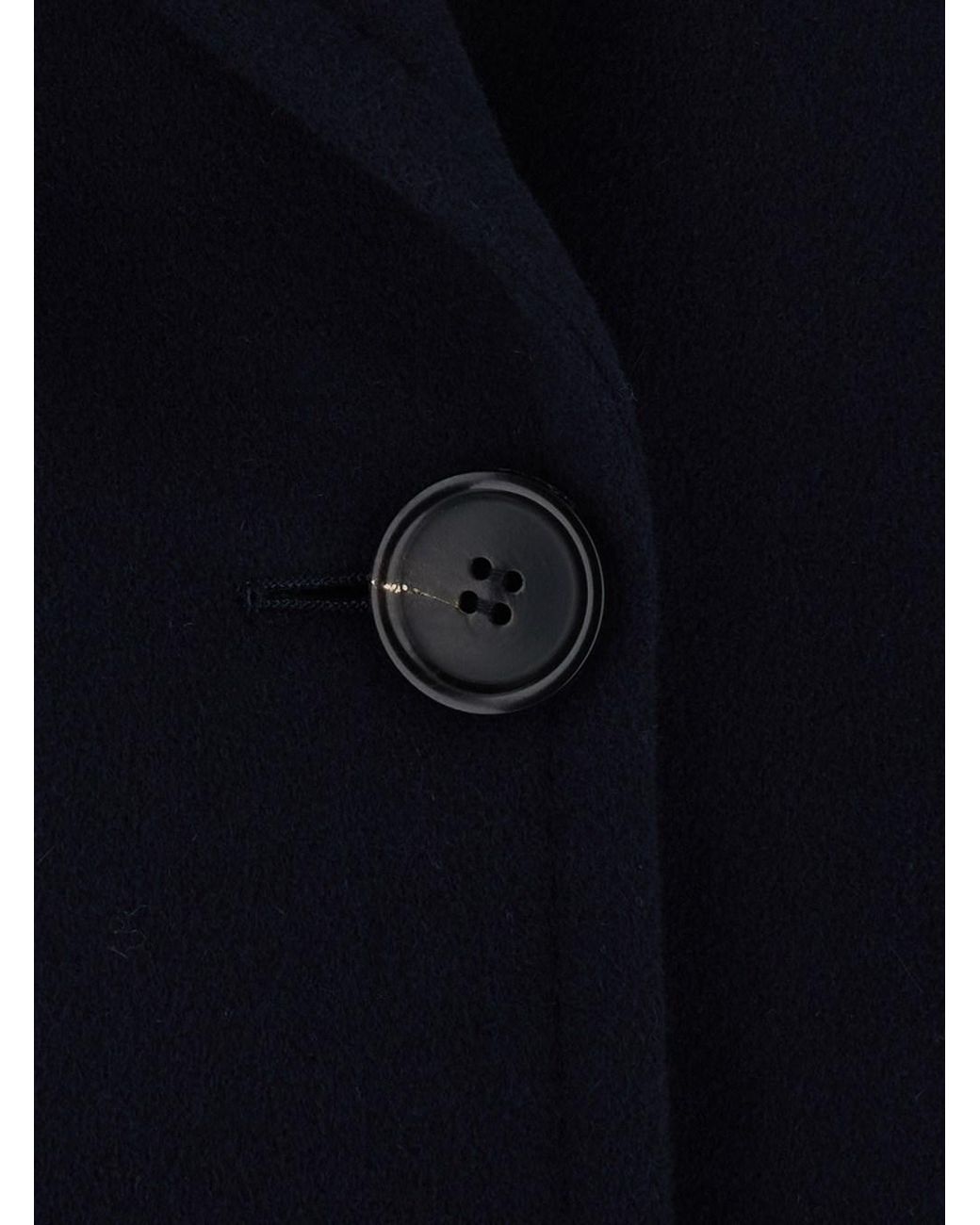 Max Mara Blue Wool Coat Camilla