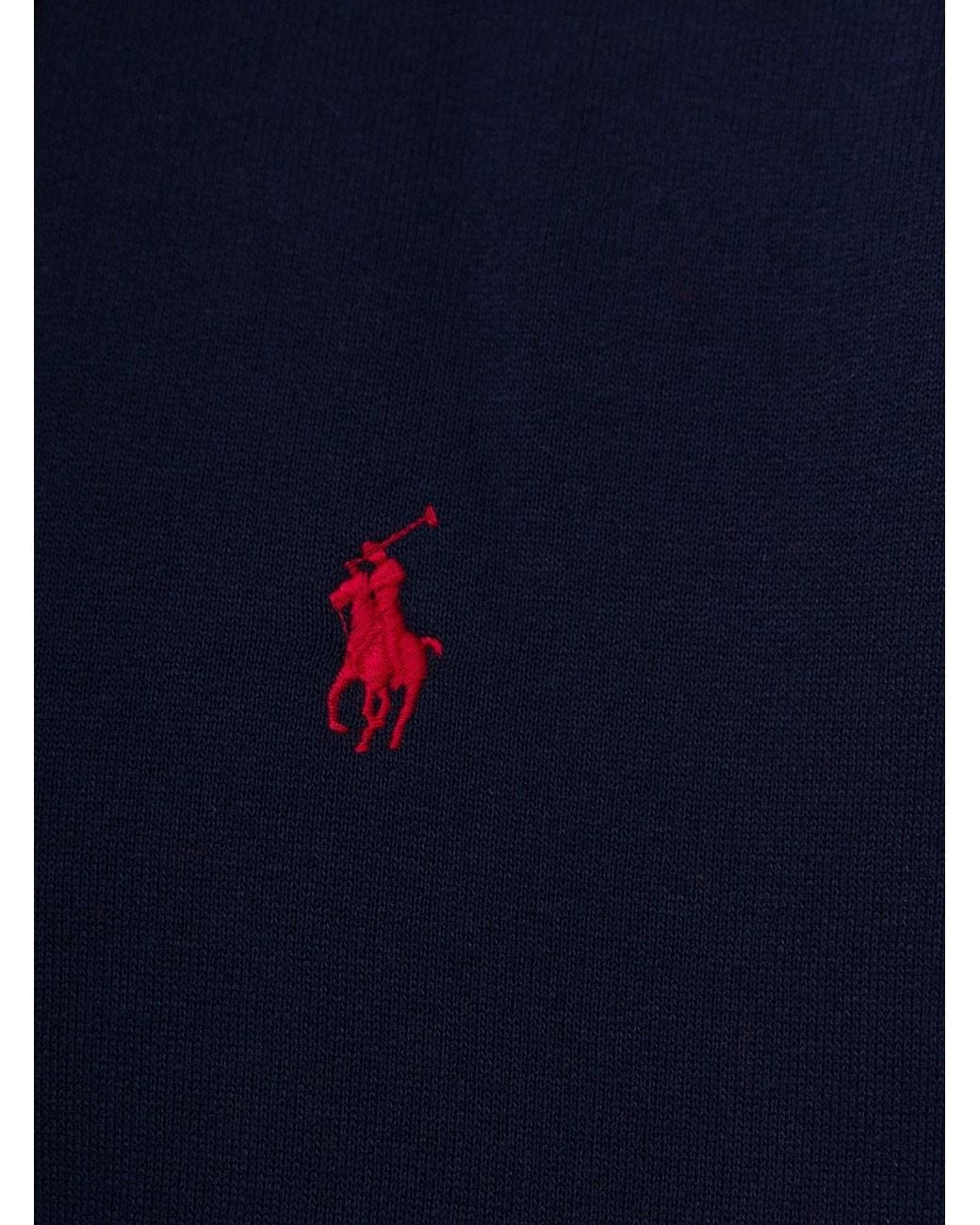 Polo Ralph Lauren Blue Zip-Up Hoodie Cotton Blend for men