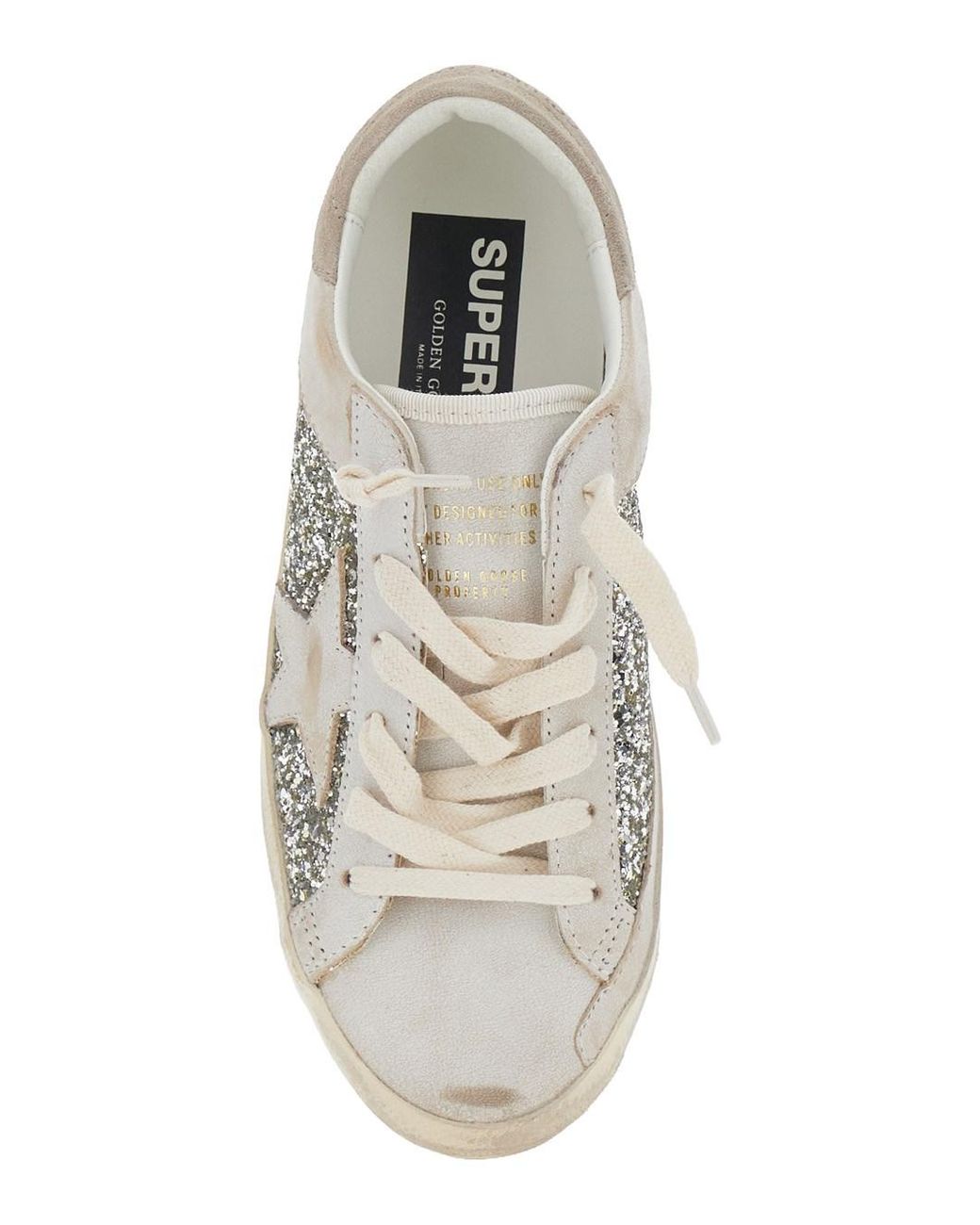 Golden Goose Deluxe Brand White Low Top Sneakers Suede Trainers