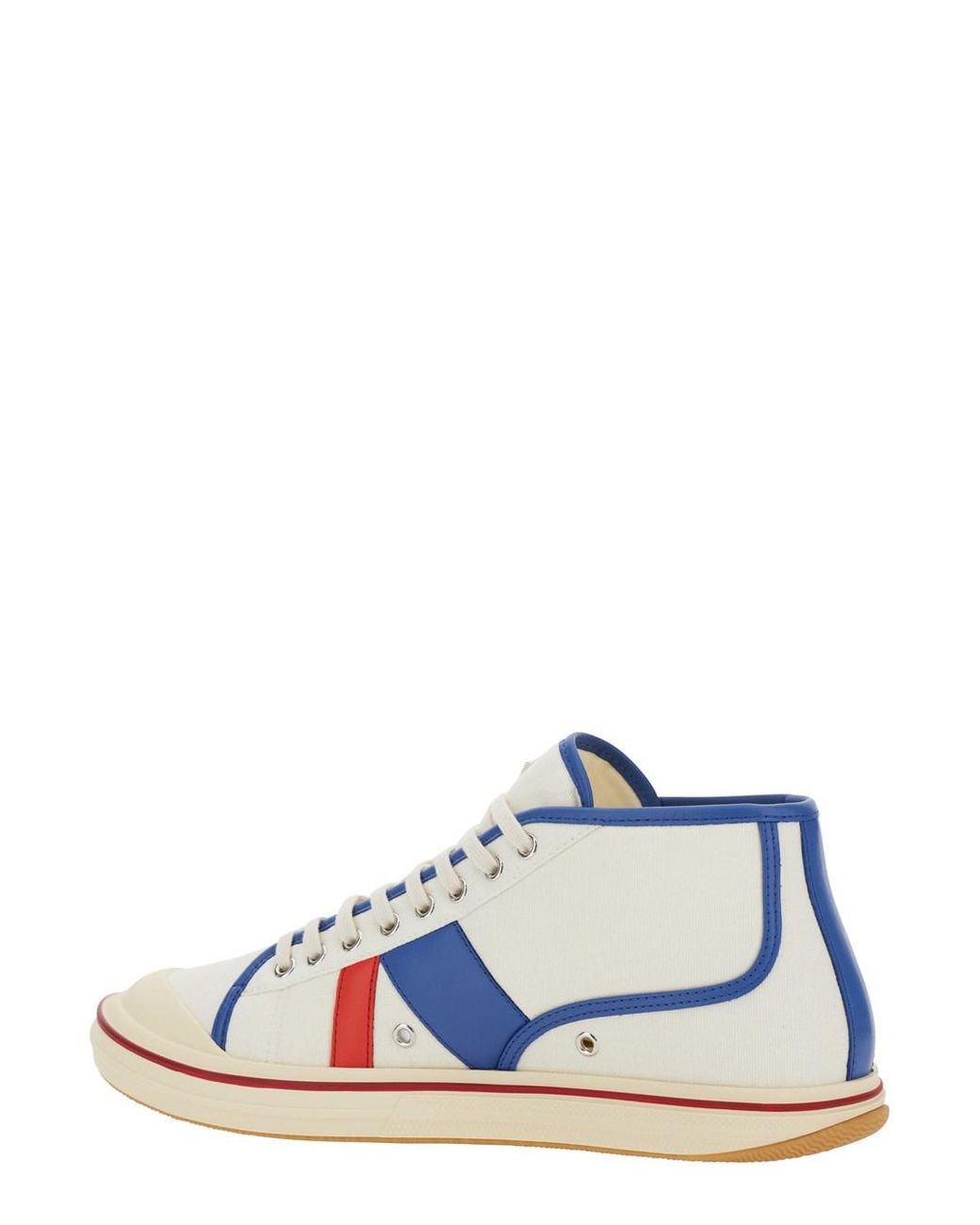 Bottega Veneta White 'Eliot' Sneakers With Logo Label On The Side for men