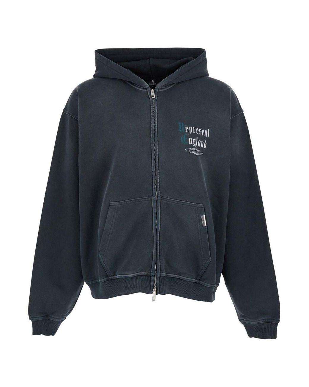 Represent Blue Hoodie Private Members for men
