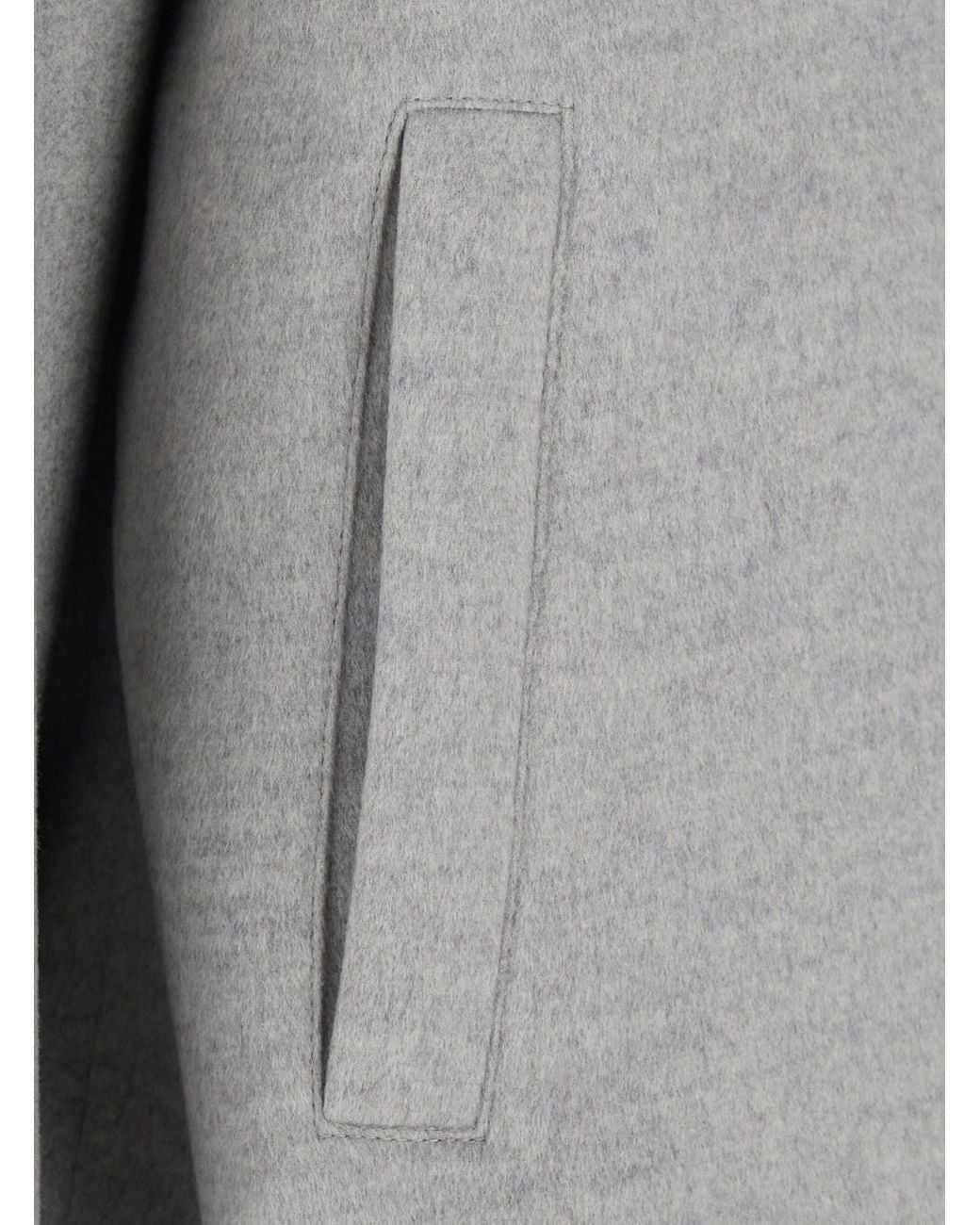 VALENTINI 1972 Gray Reversible Bomber Jacket With Ribbed Finishes And