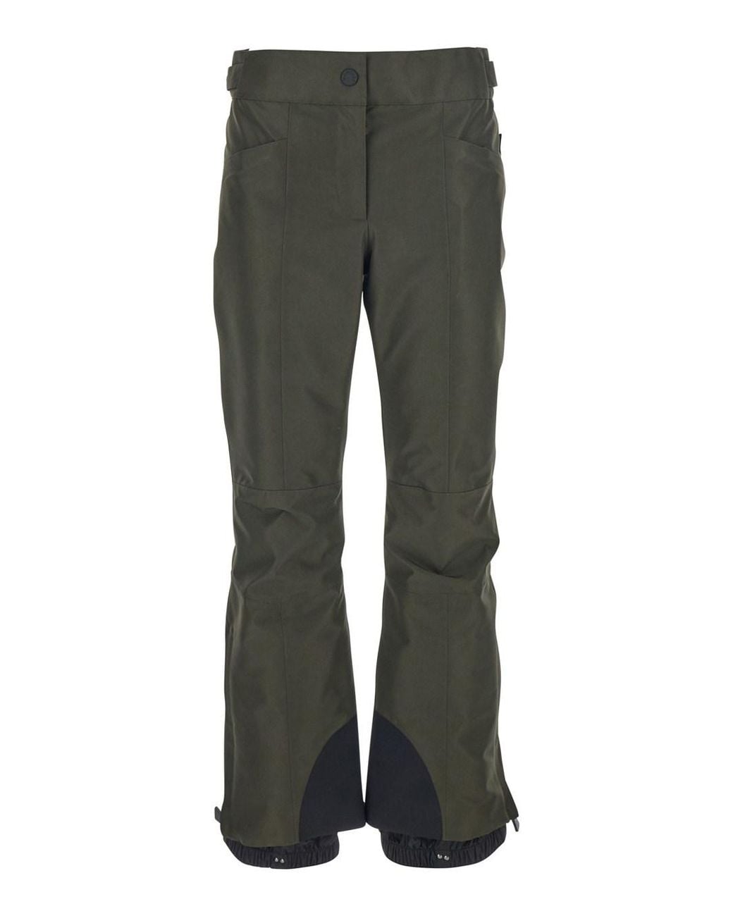 Moncler Gray Slim Flat Front Pants