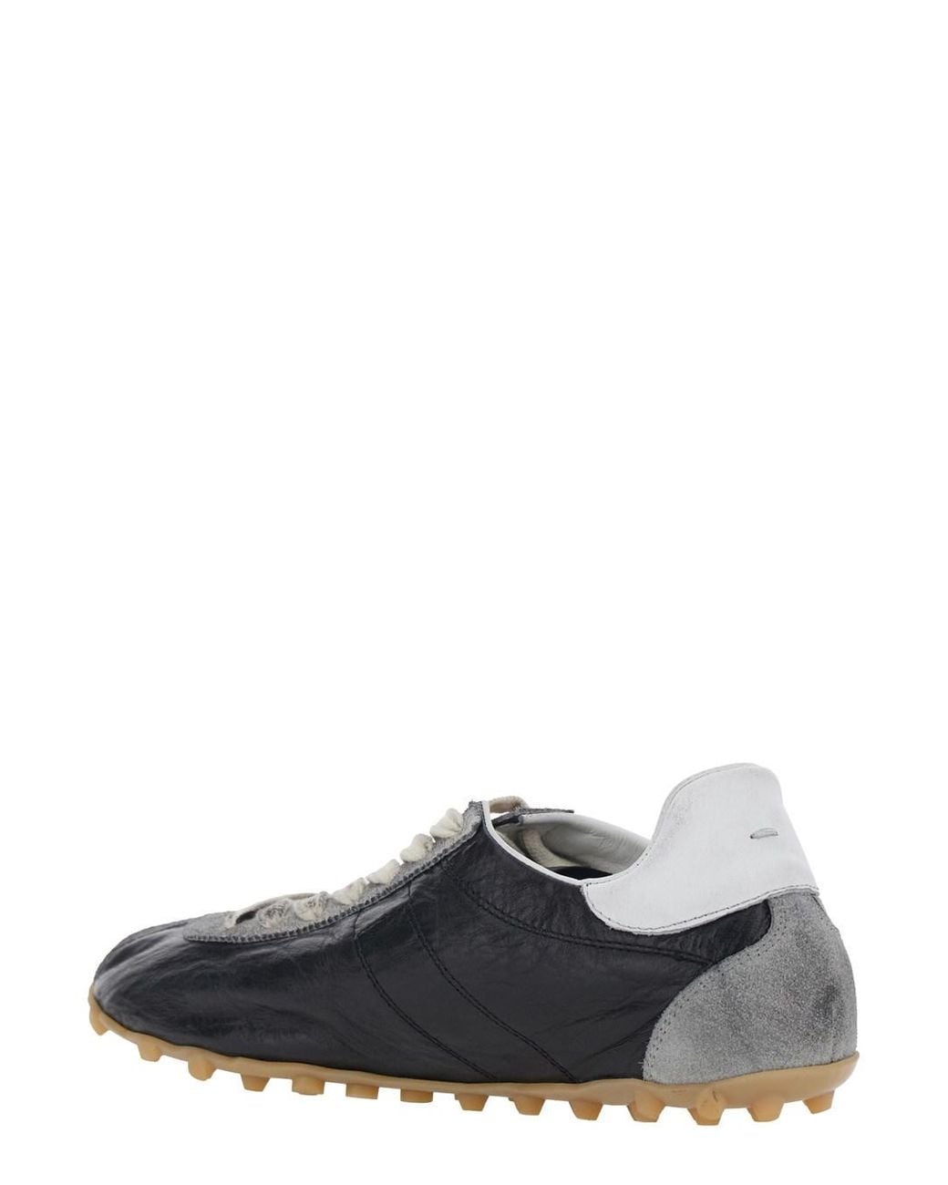 Maison Margiela White 'Sprinters' Sneaker With Insert Design And Notched Sole