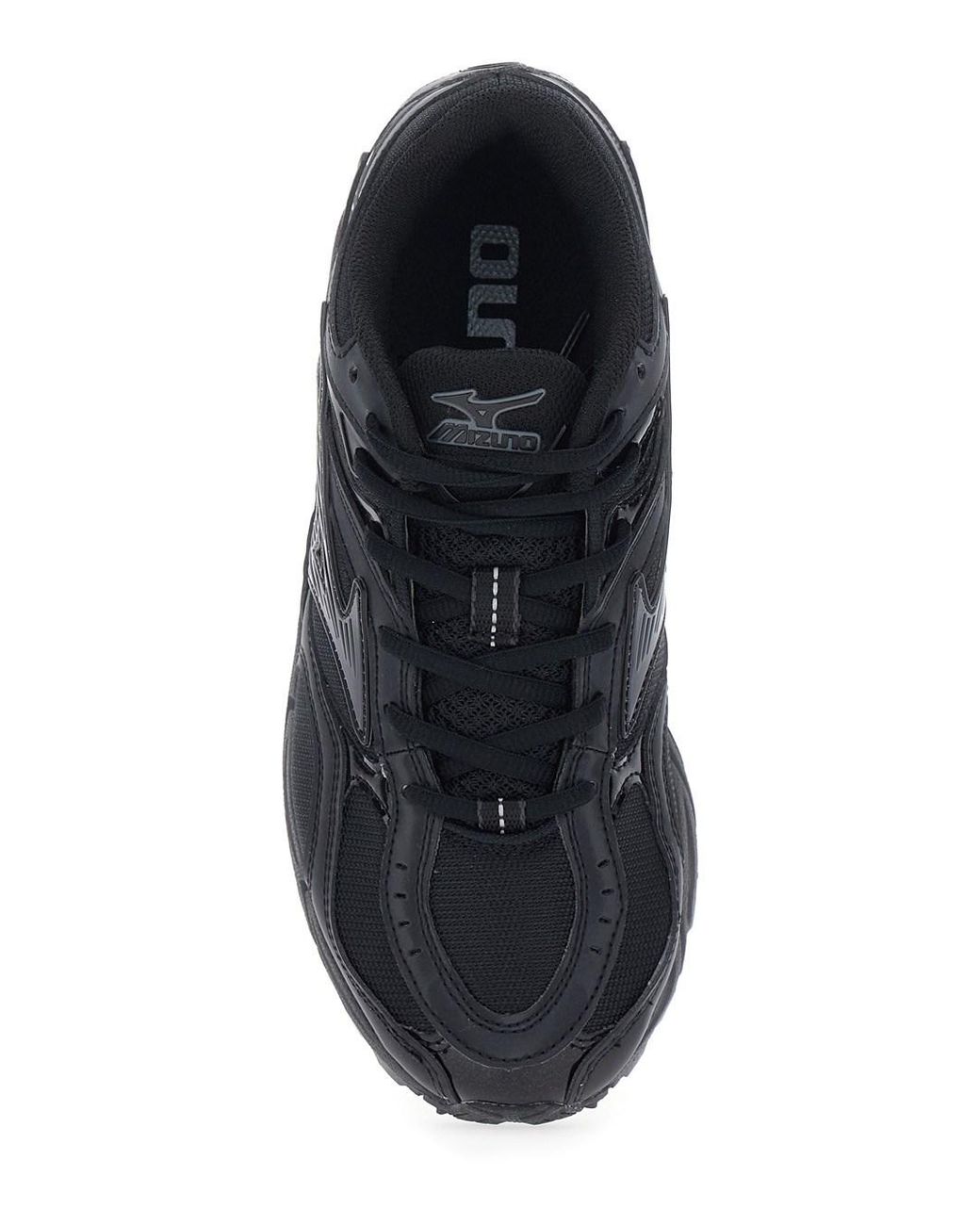 Mizuno Blue Wave Mustang Ls Shoes With Rubber Sole And Tech Fabric Up