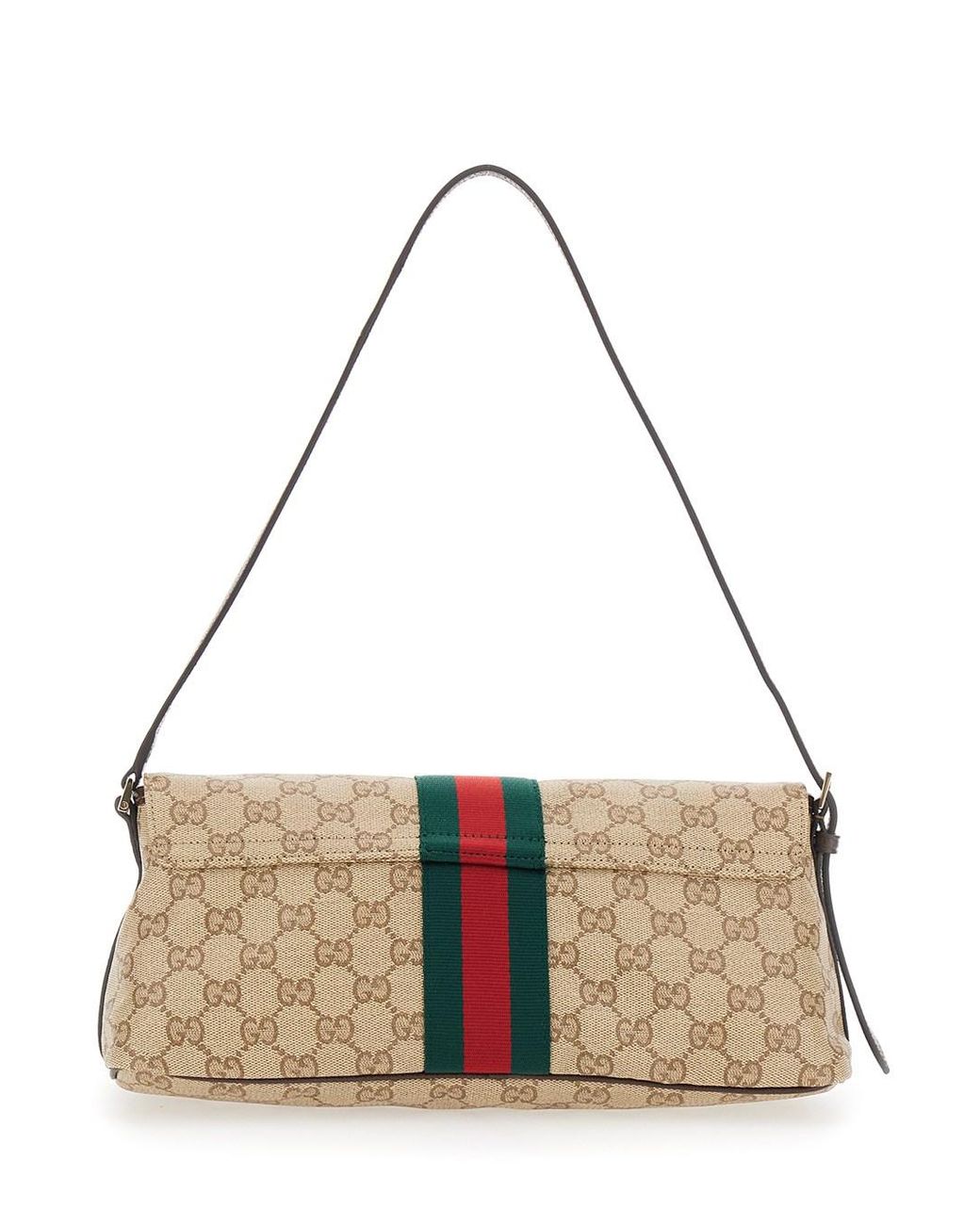 Gucci Metallic 'Madison' Medium Shoulder Bag With Web Stripe
