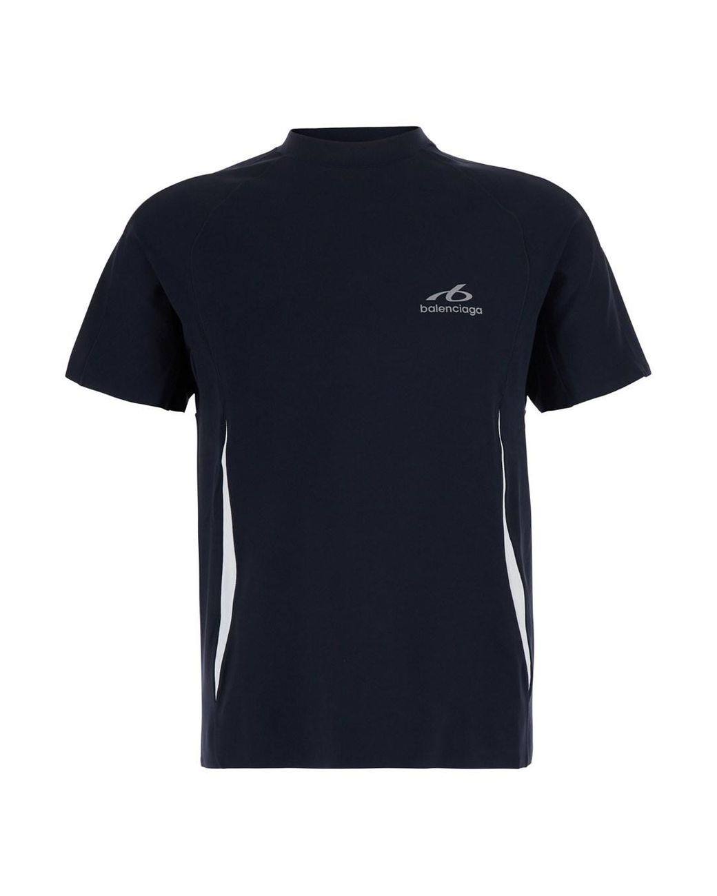 Balenciaga Blue Crew Neck T-Shirt T-Shirts for men