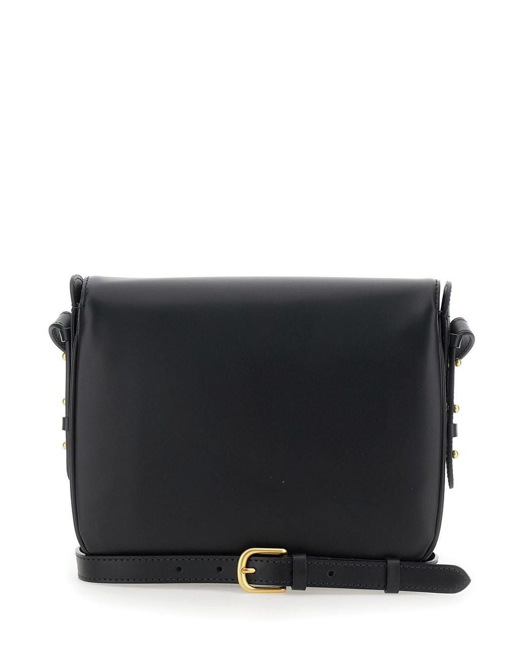 Soeur Black 'Bellissima Maxi' Crossbody Bag With Logo Detail On The Fr