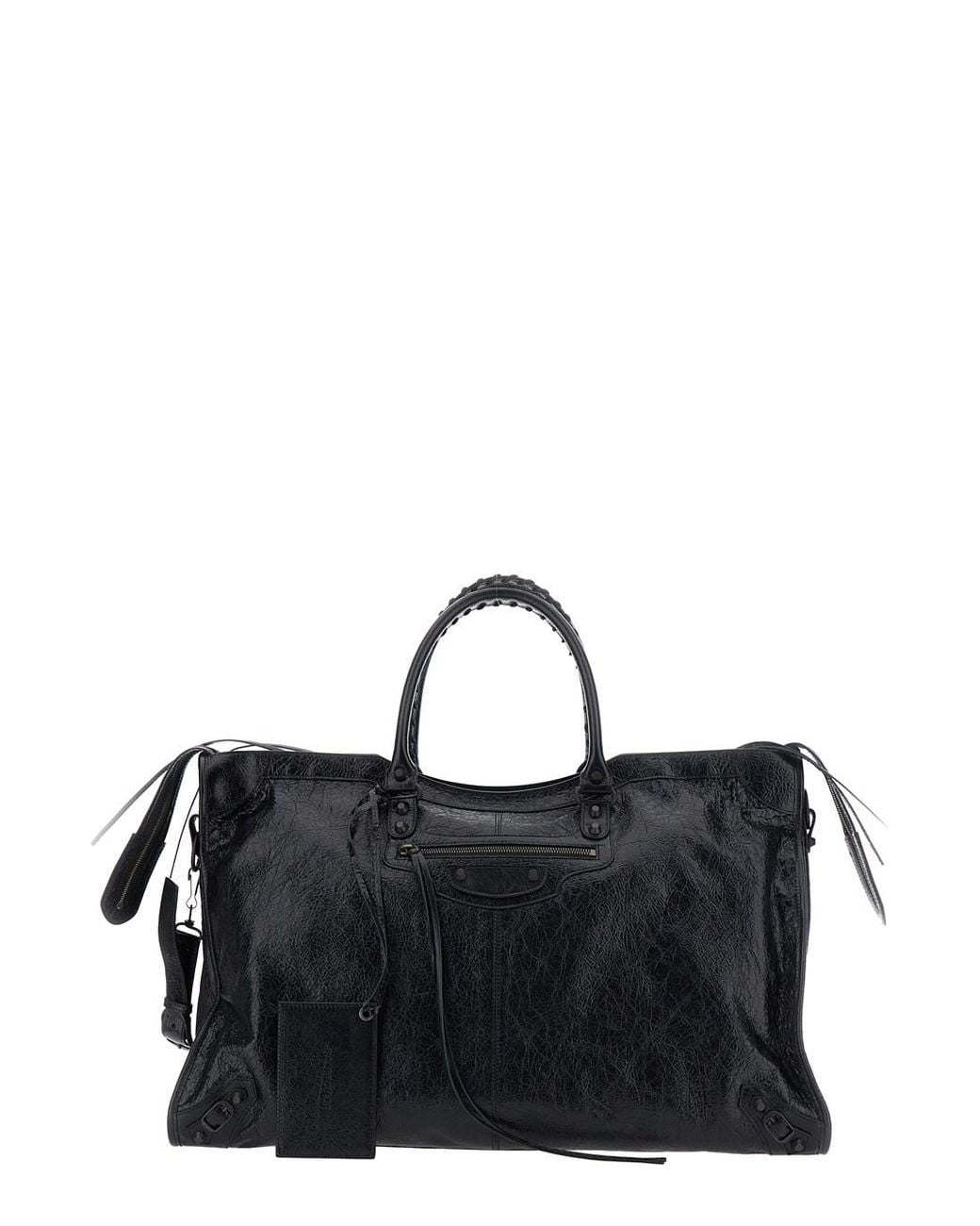 Balenciaga Black 'Le City Travel' Handbag With Adjustable And Removabl for men