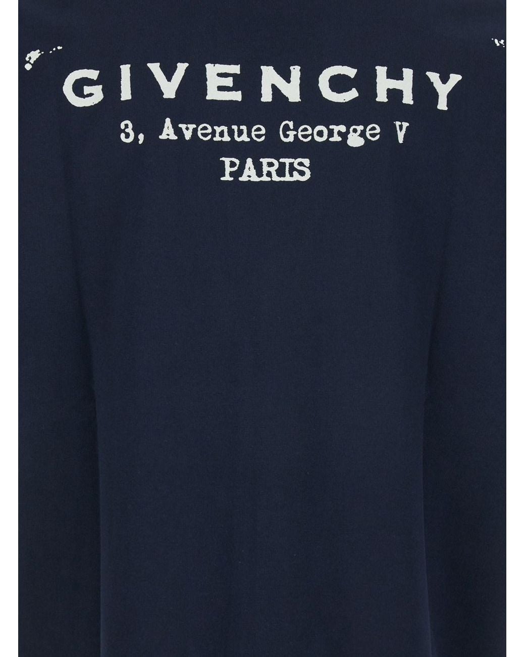T-Shirt Con Logo Sul Retro di Givenchy in Blue da Uomo