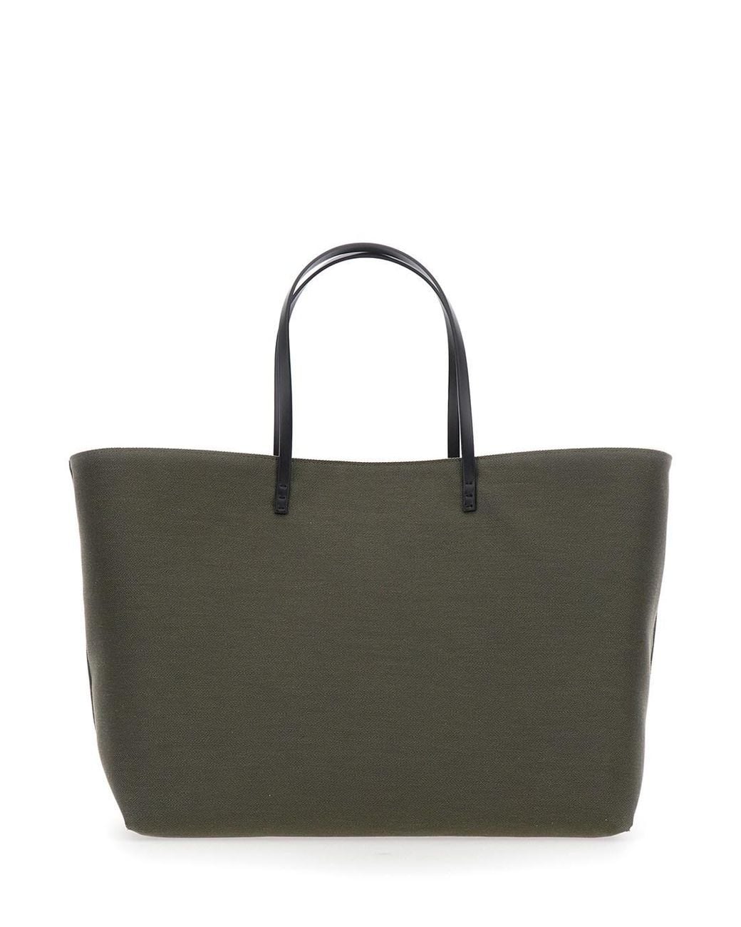 Borsa Shopping Con Logo Lettering E Numerico Sul Fronte di Fendi in Black da Uomo