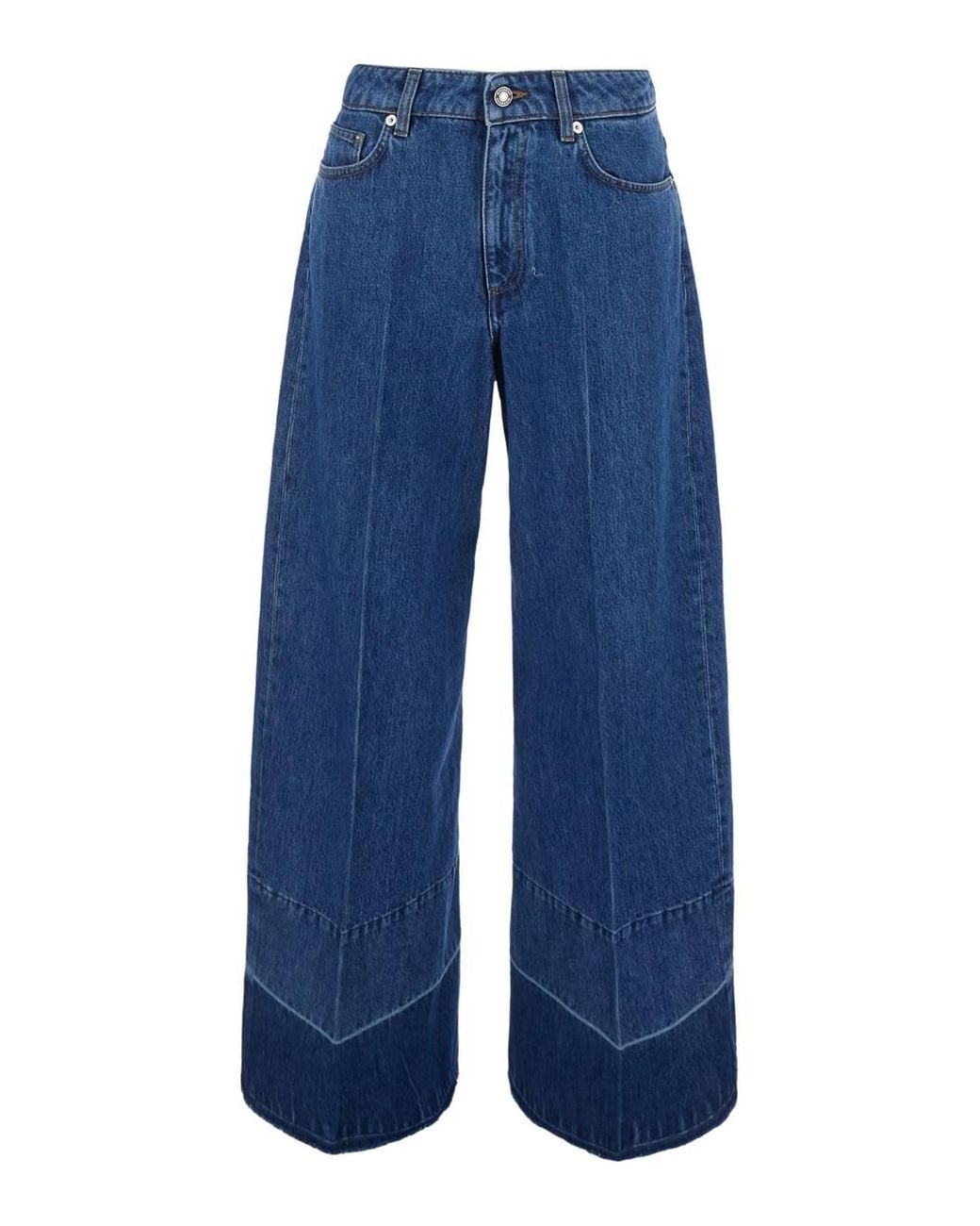 Givenchy Blue Jeans Wide-Leg Denim
