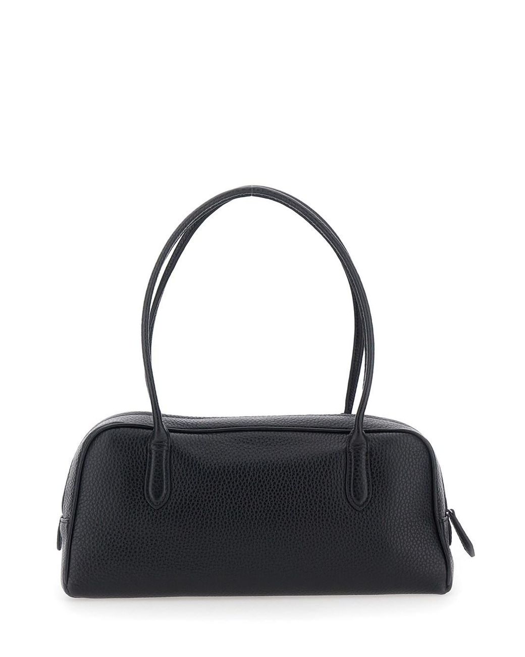 NOTHING WRITTEN Black 'Kate' Shoulder Bag With Two Top Handles
